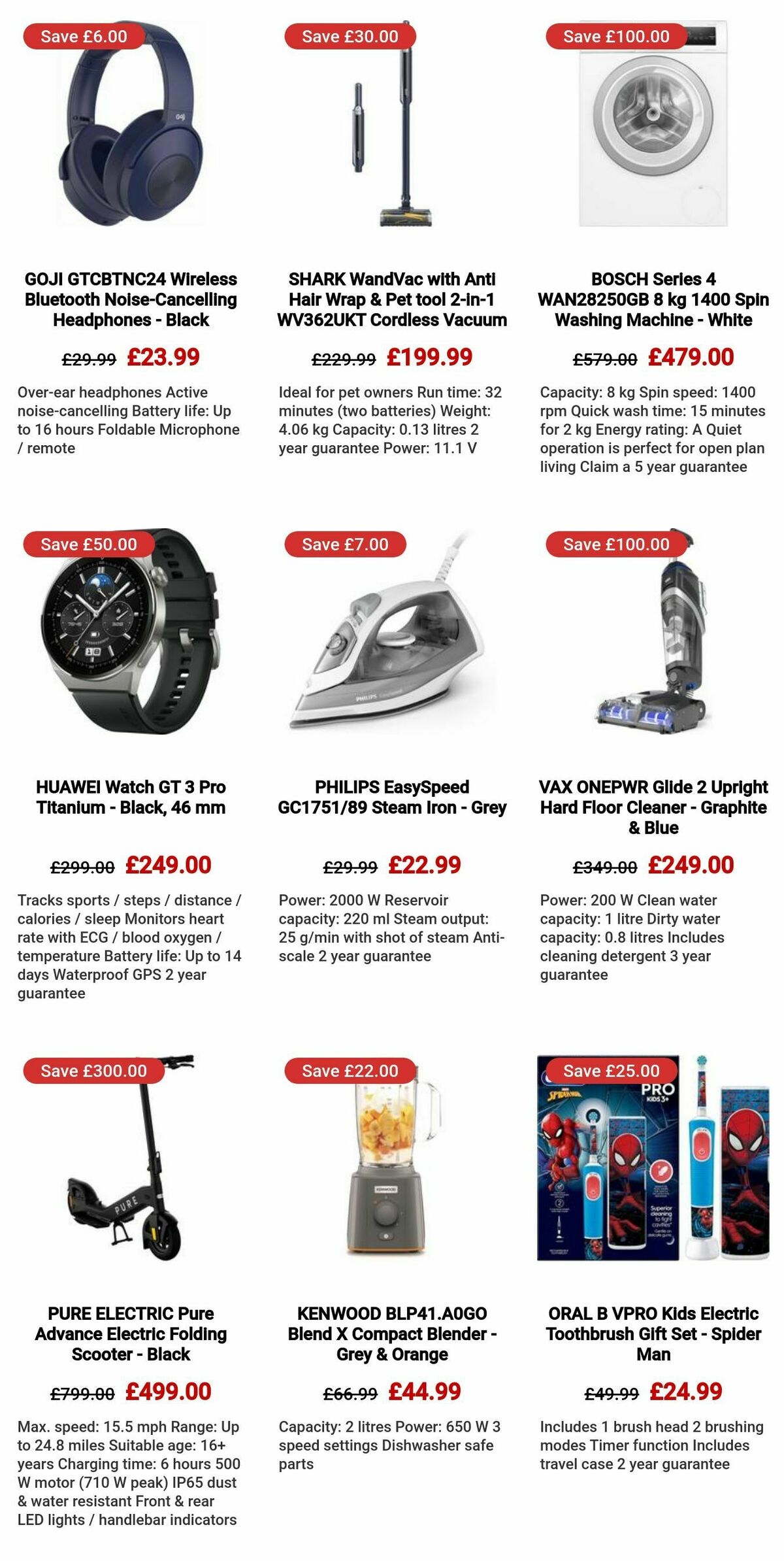 Currys Offers from 1 February