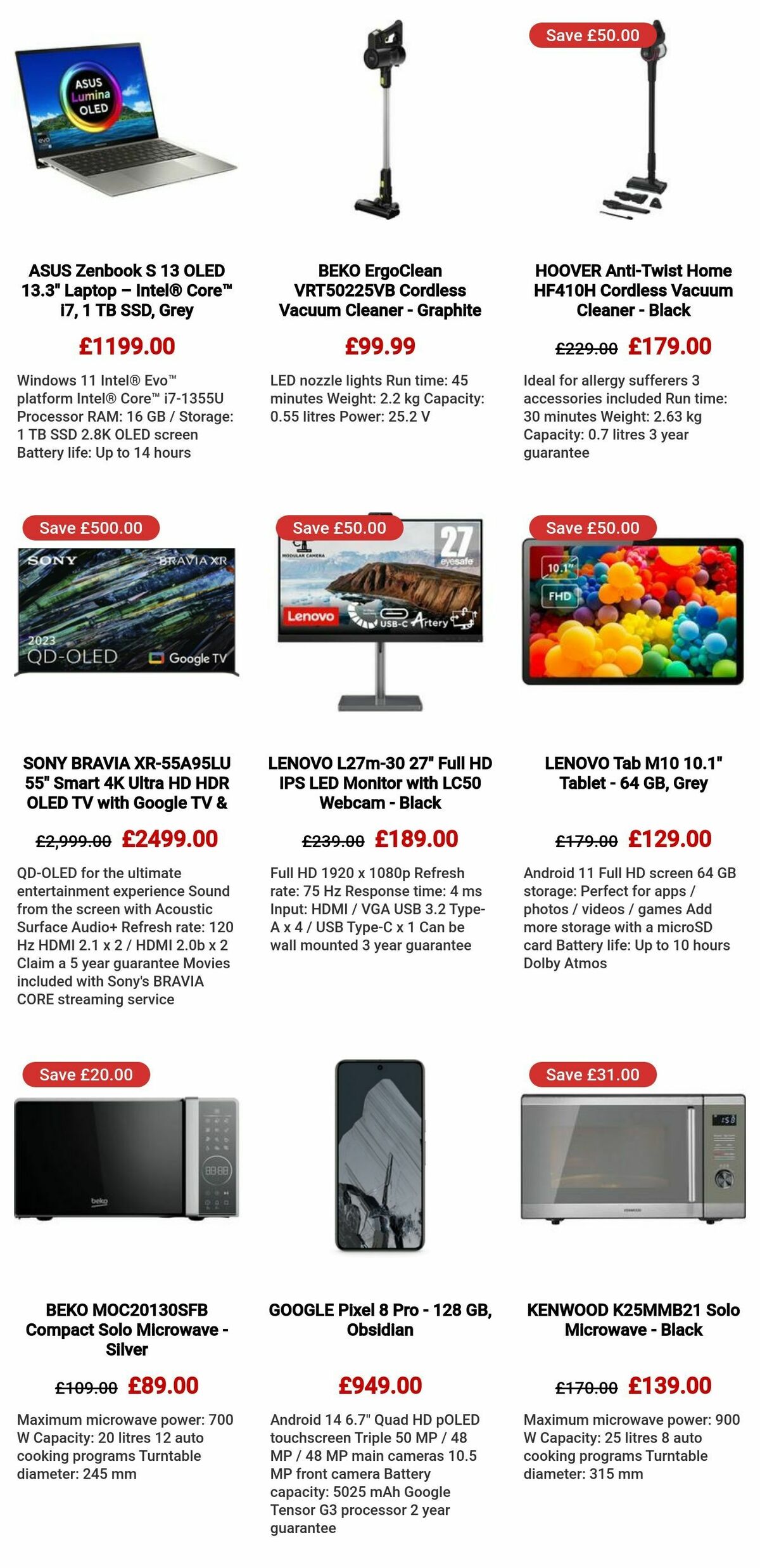 Currys Offers from 1 February