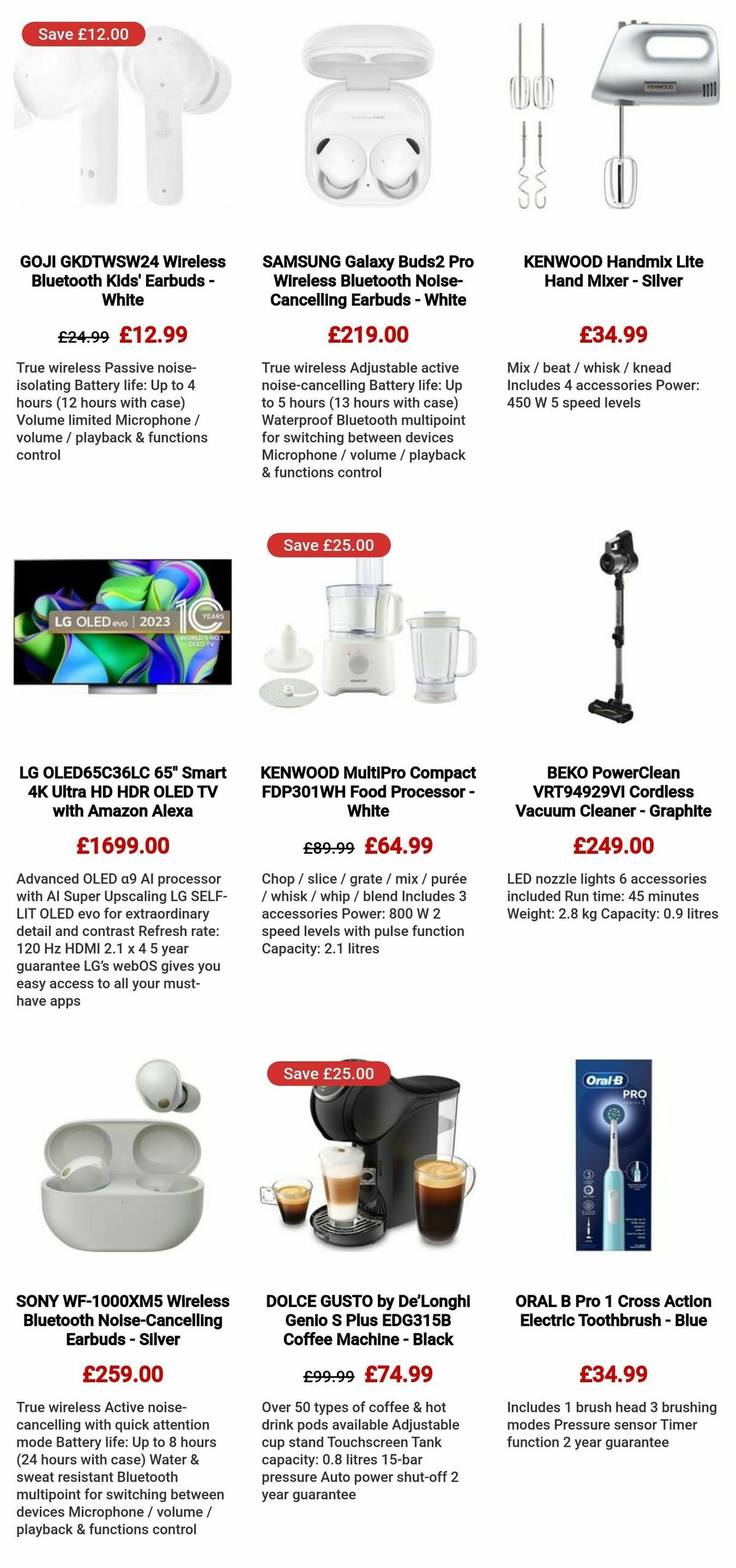 Currys Offers from 1 February