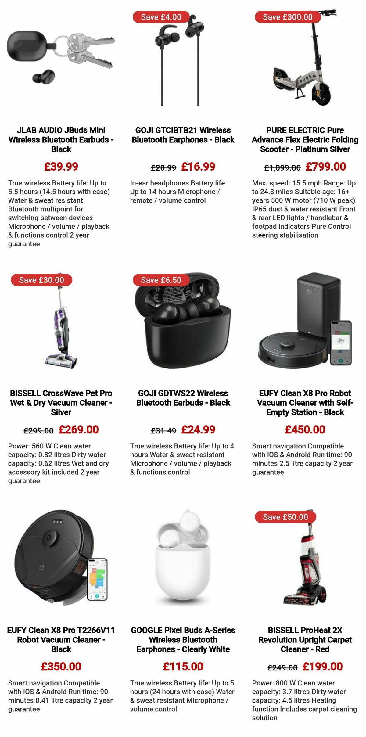 Currys Offers from 1 February