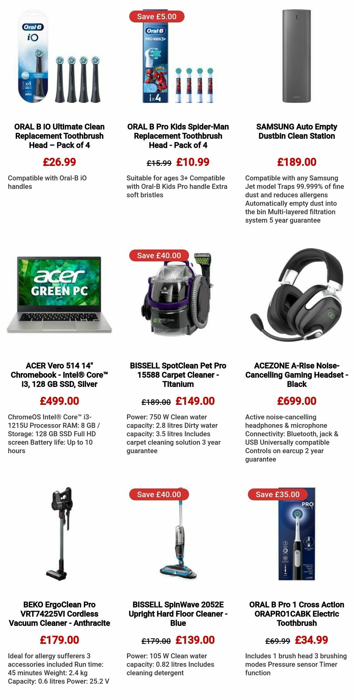 Currys Offers from 1 February