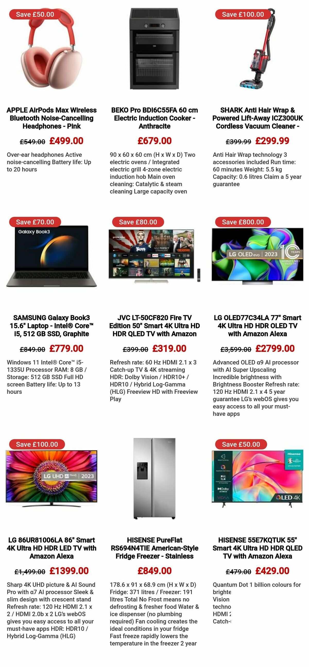 Currys Offers from 1 February