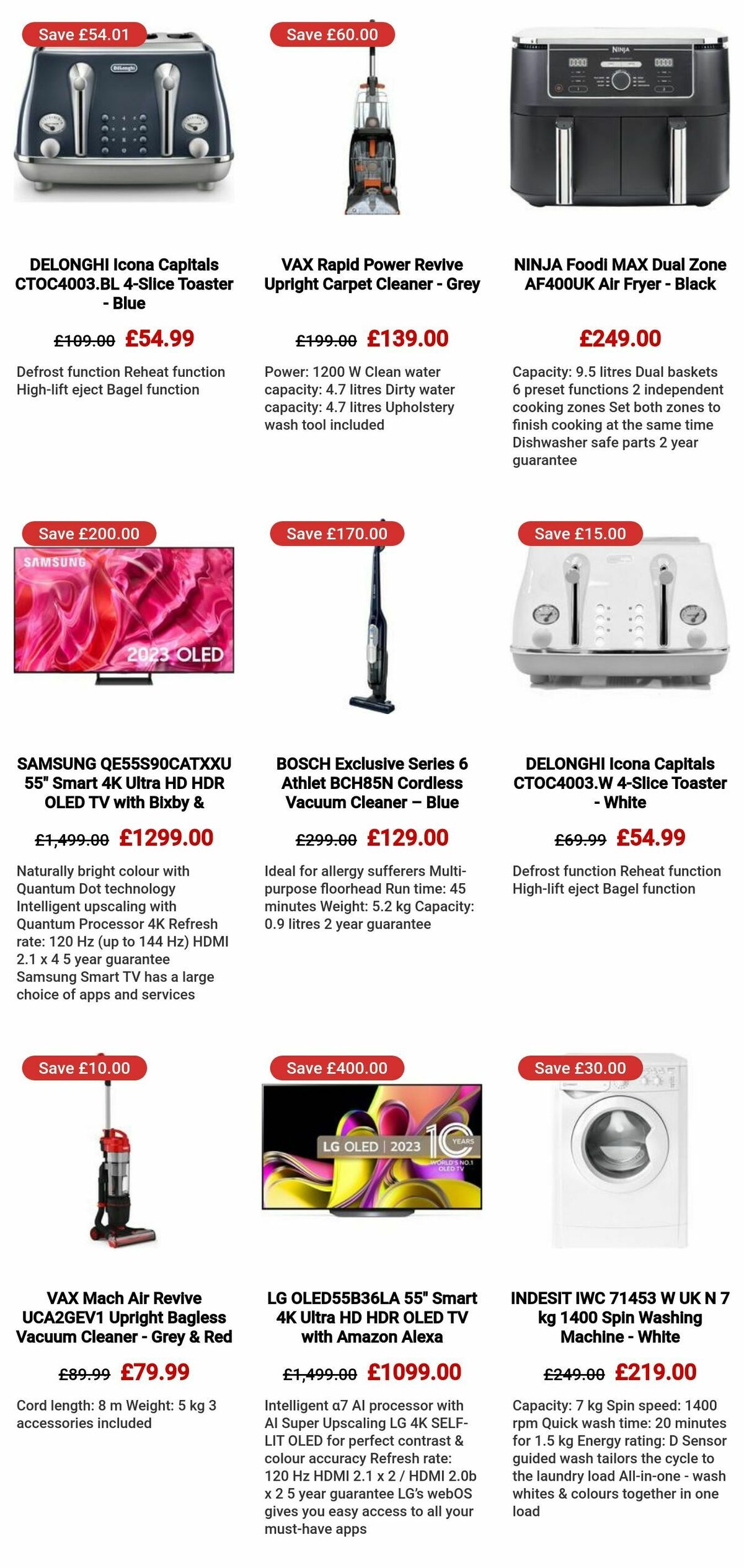 Currys Offers from 1 February