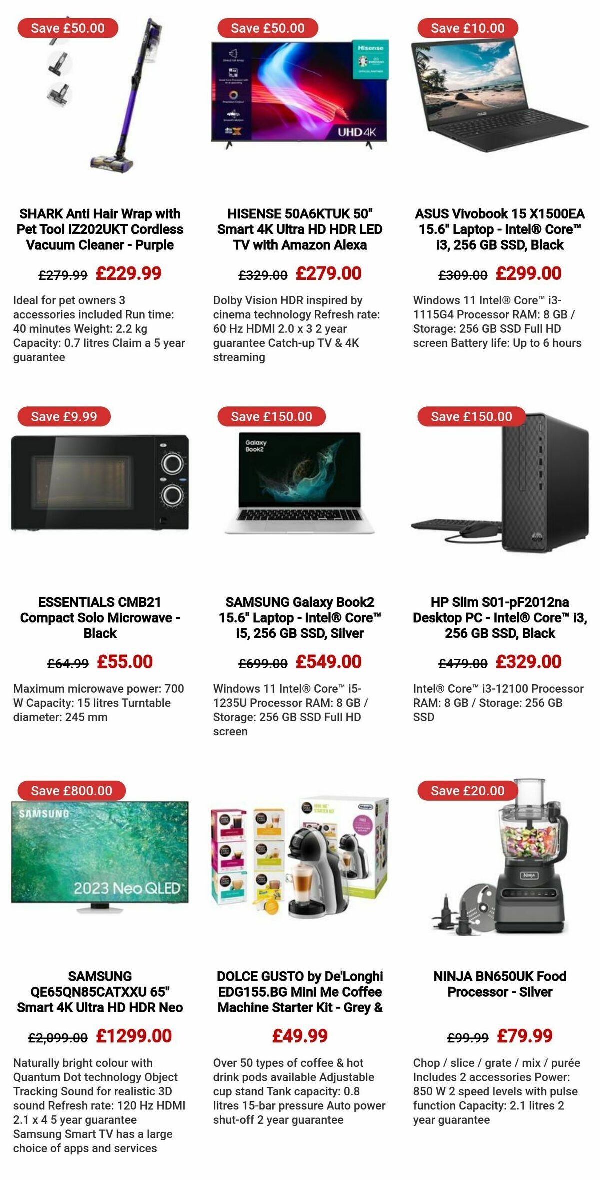 Currys Offers from 1 February