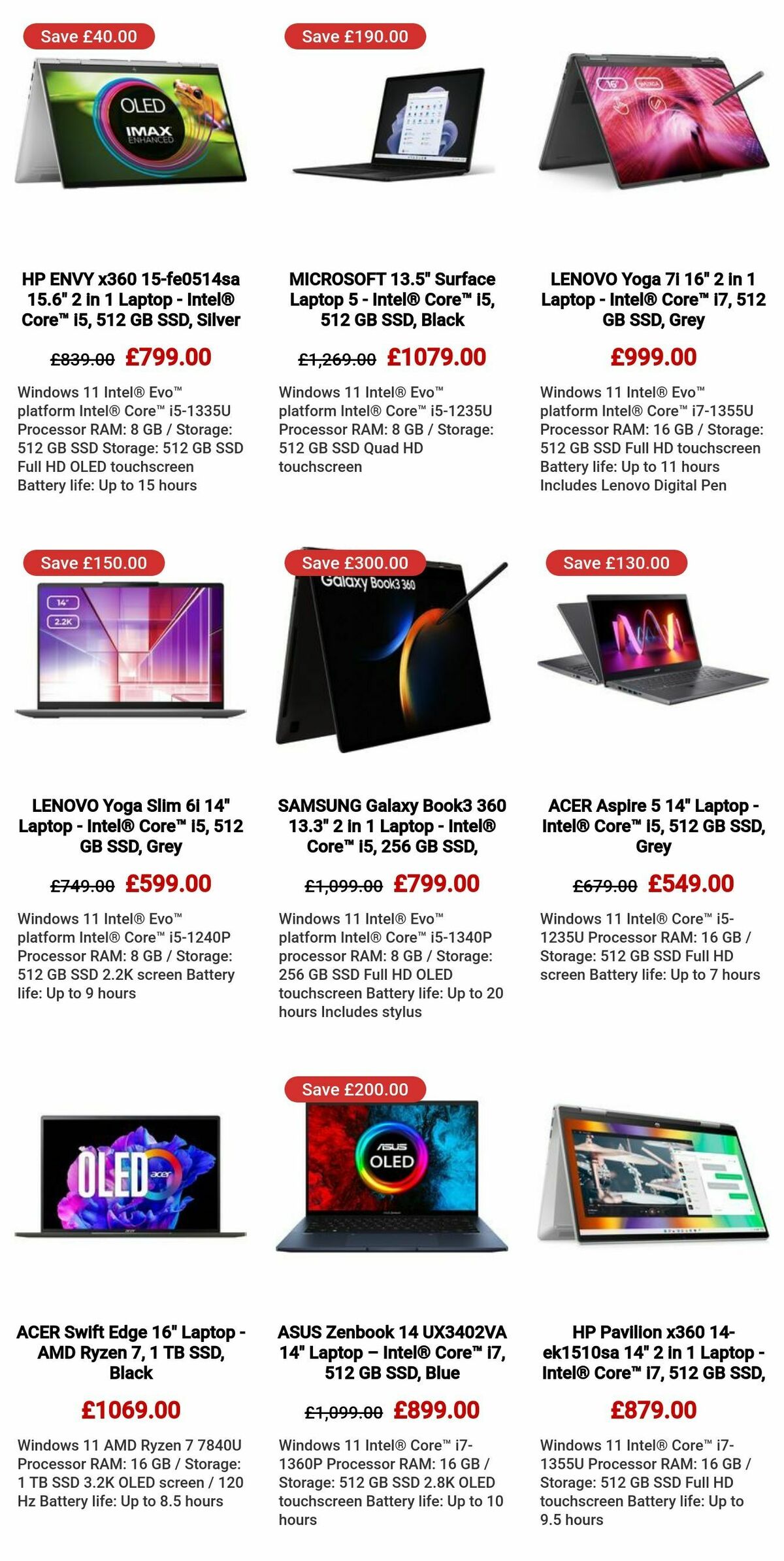 Currys Offers from 15 February