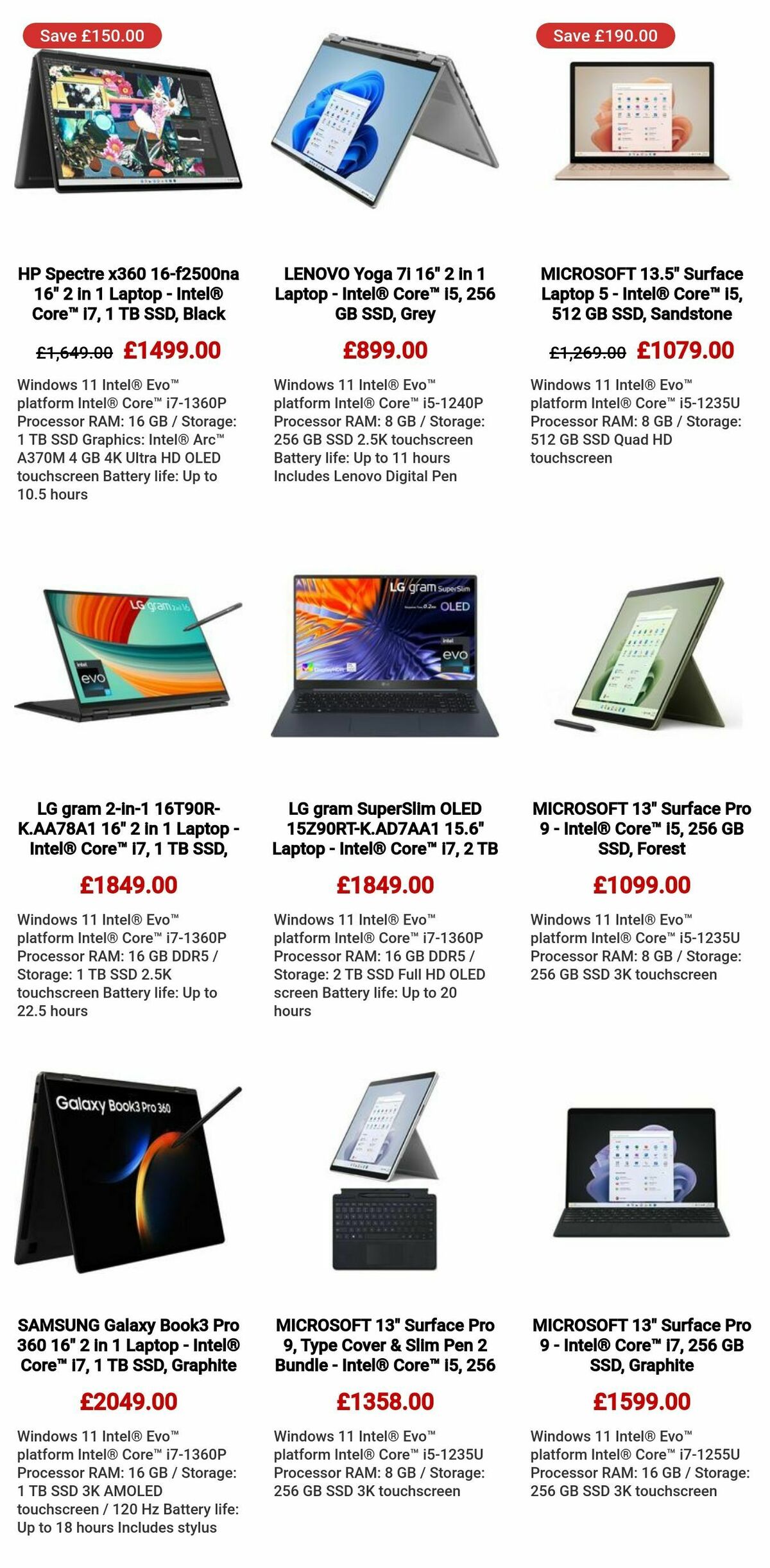 Currys Offers from 15 February