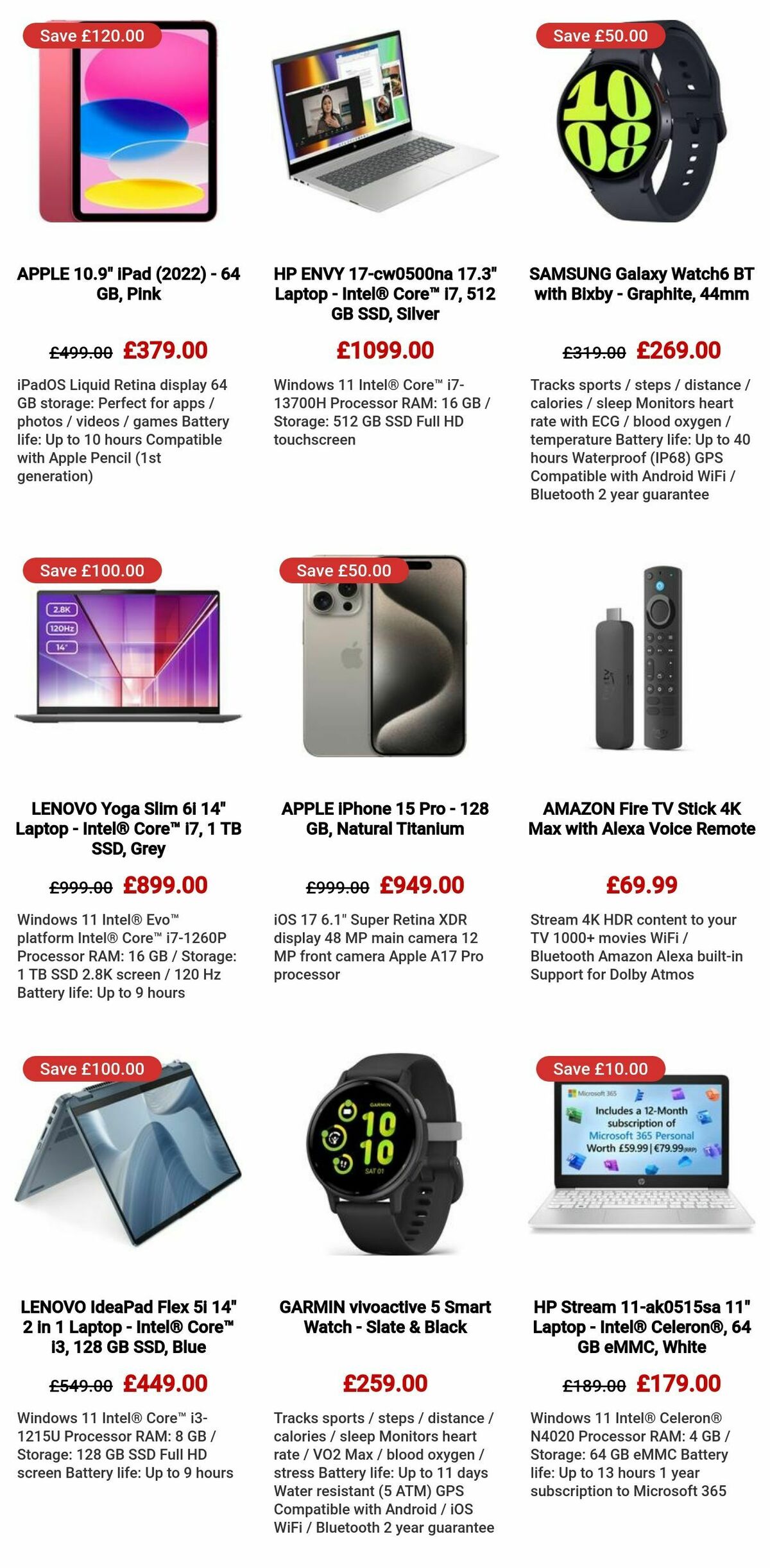 Currys Offers from 29 February