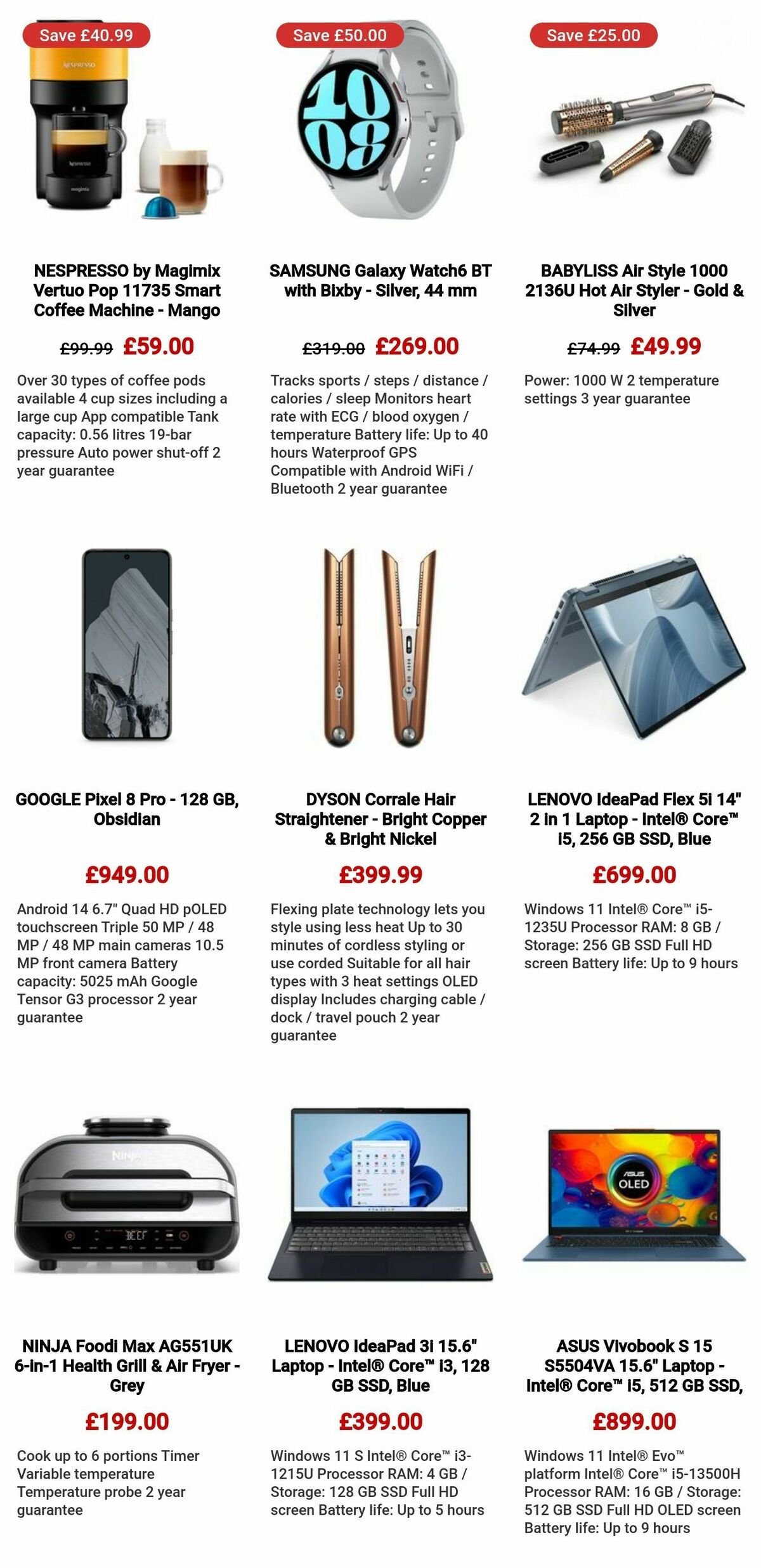 Currys Offers from 29 February