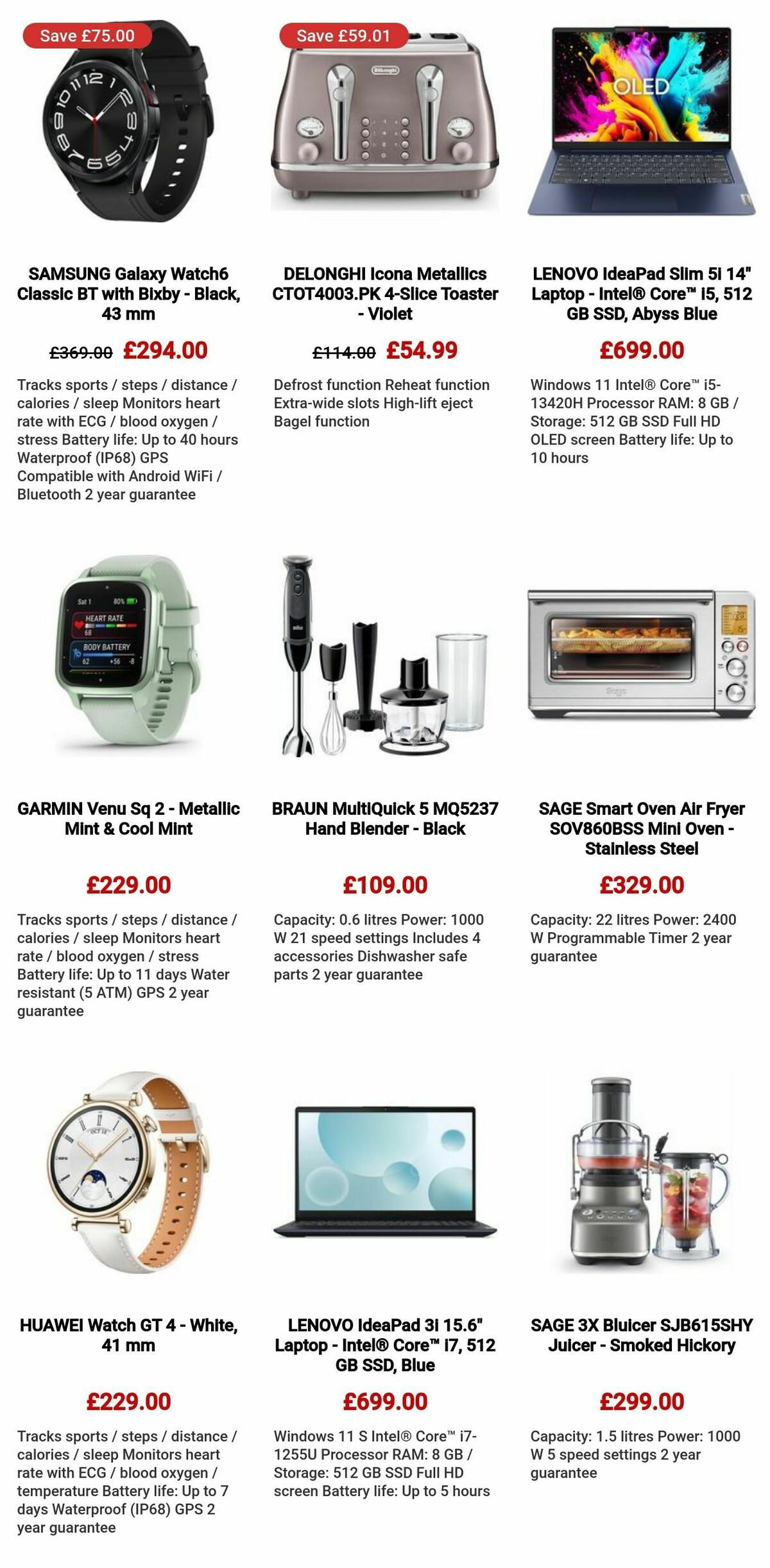 Currys Offers from 29 February