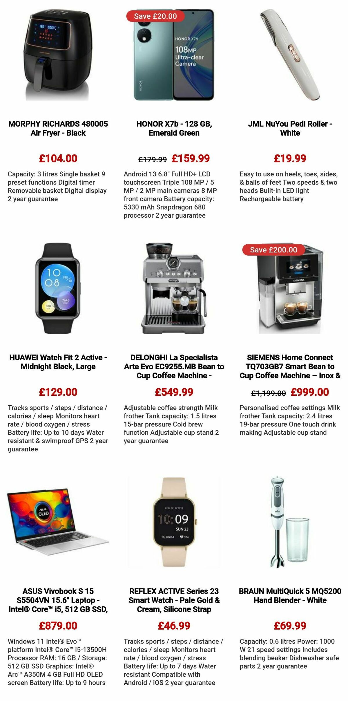 Currys Offers from 29 February