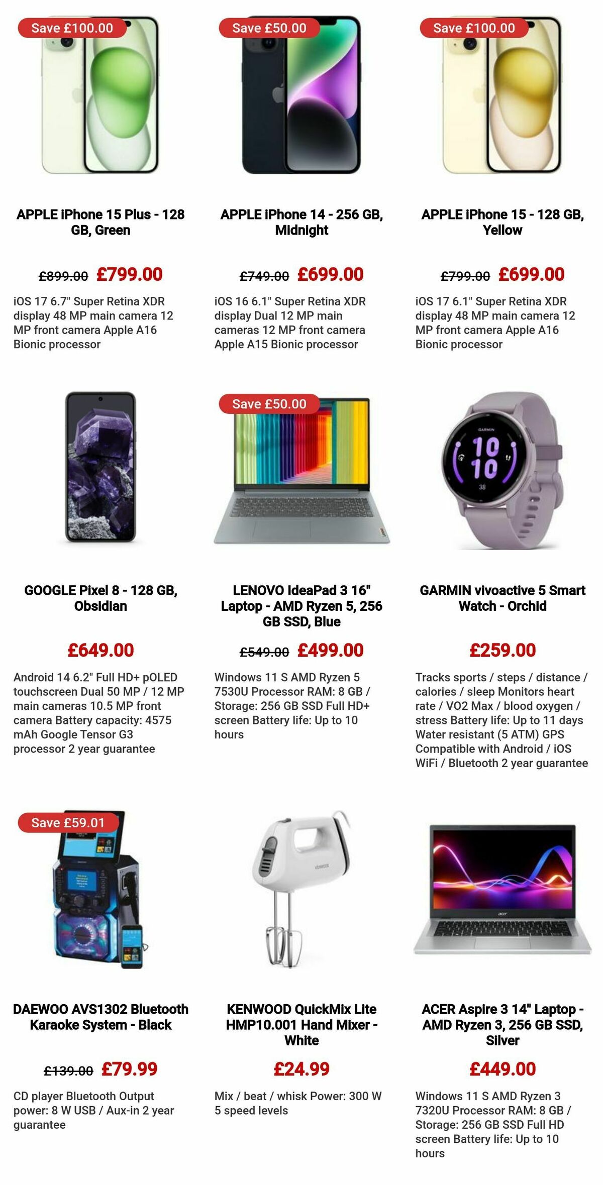 Currys Offers from 29 February