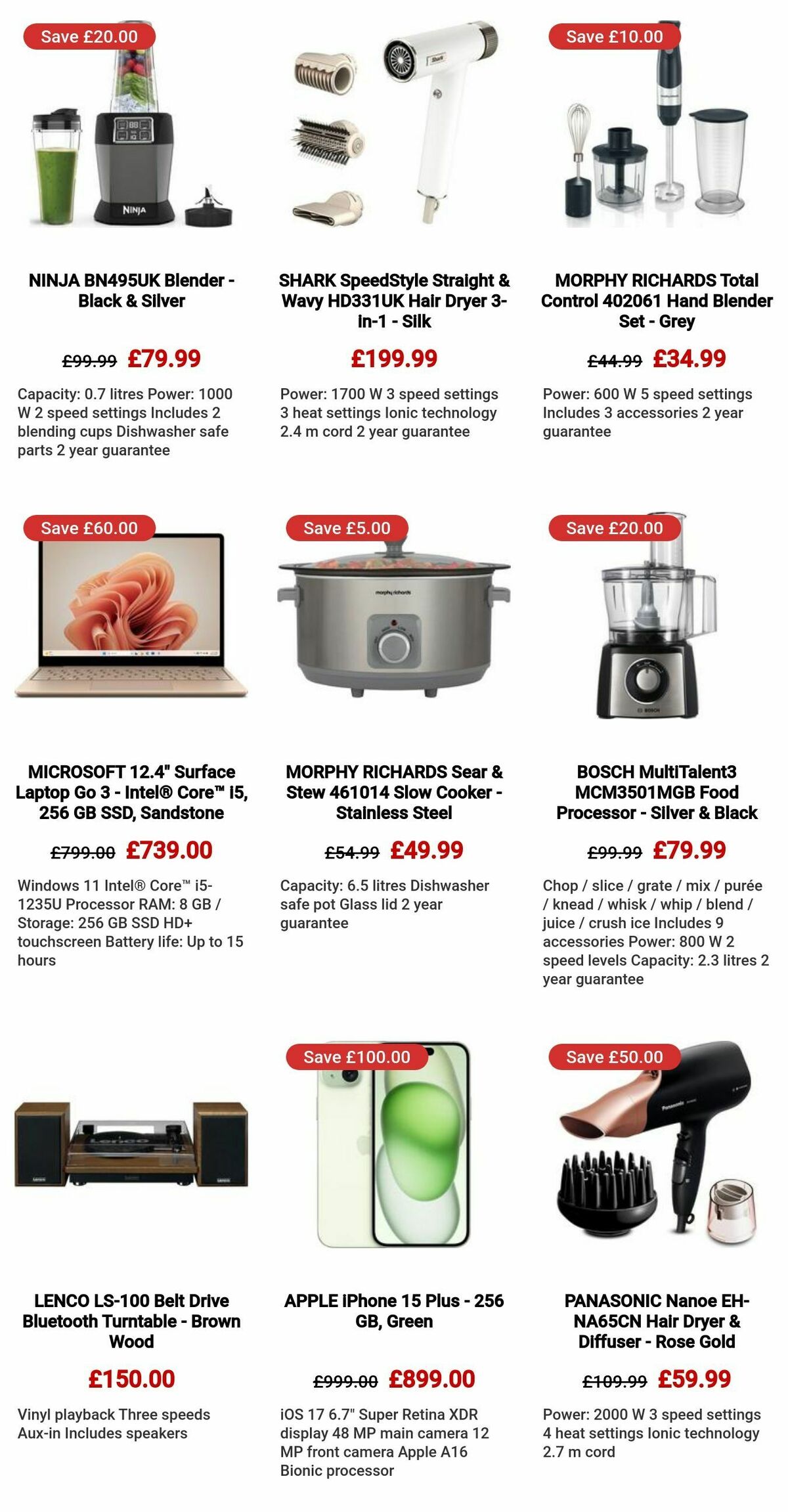 Currys Offers from 29 February