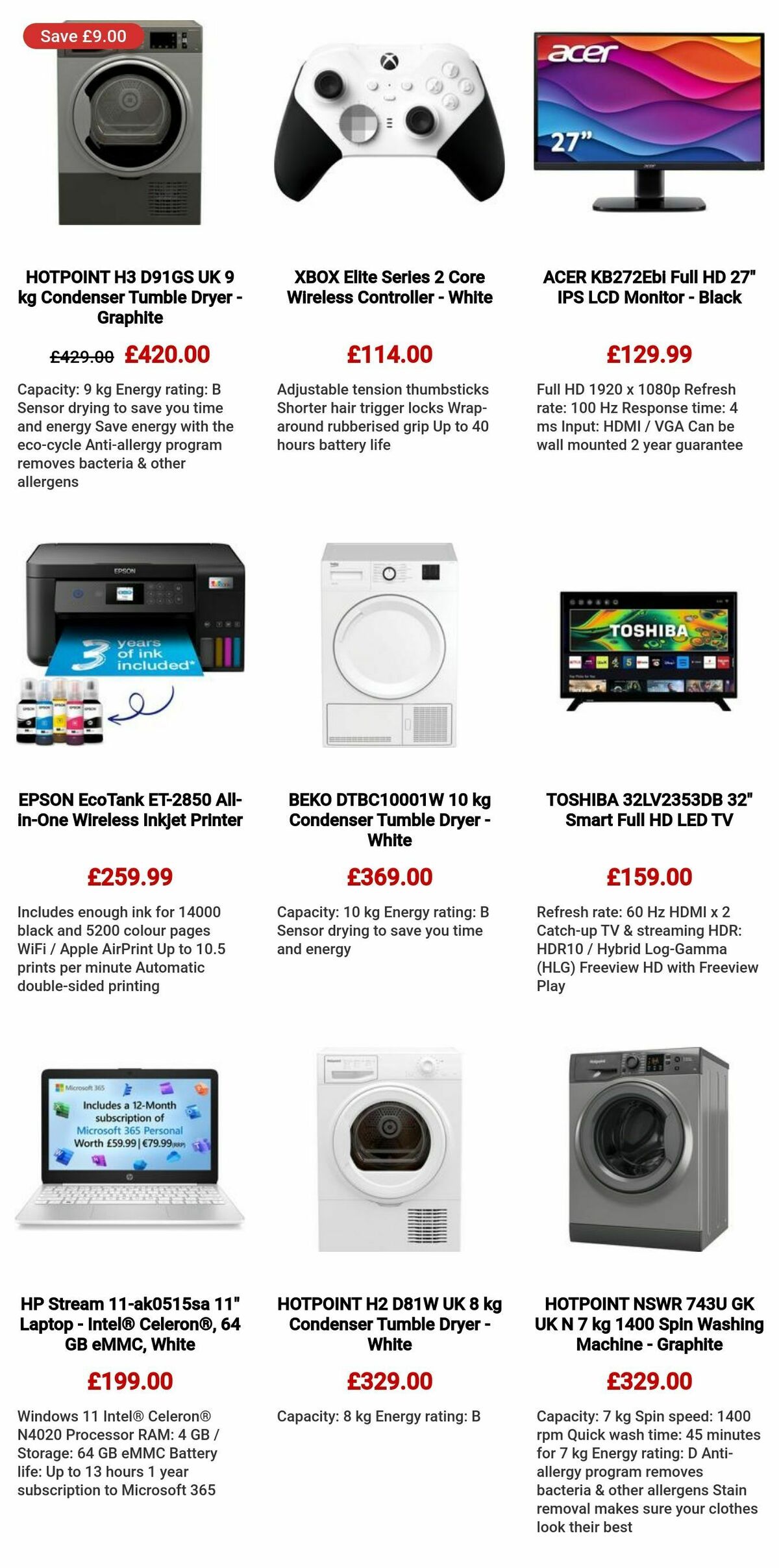 Currys Offers from 7 March