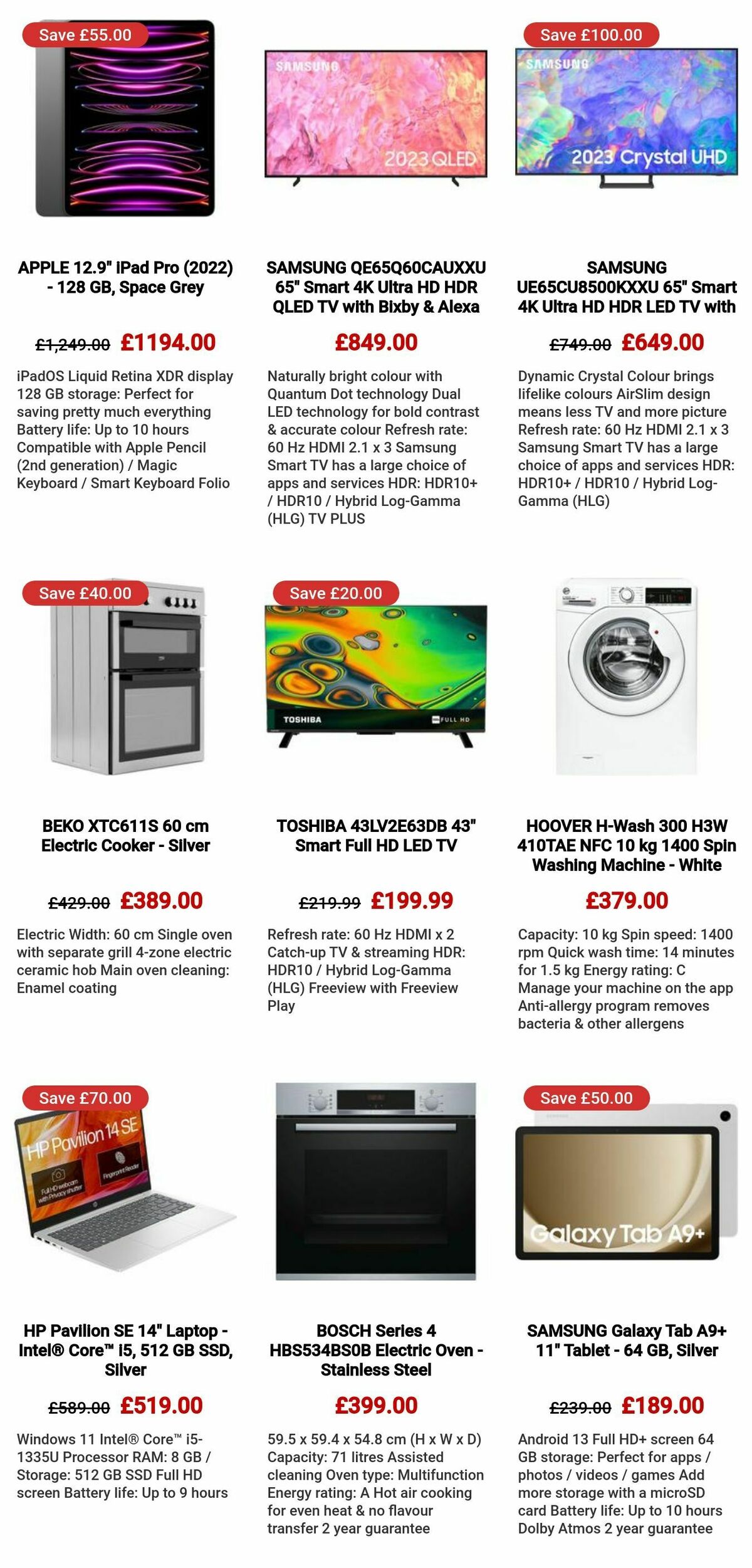 Currys Offers from 7 March