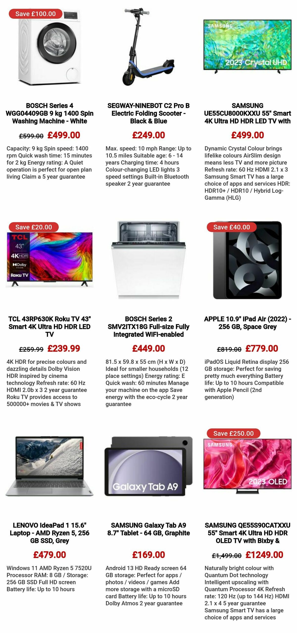 Currys Offers from 7 March