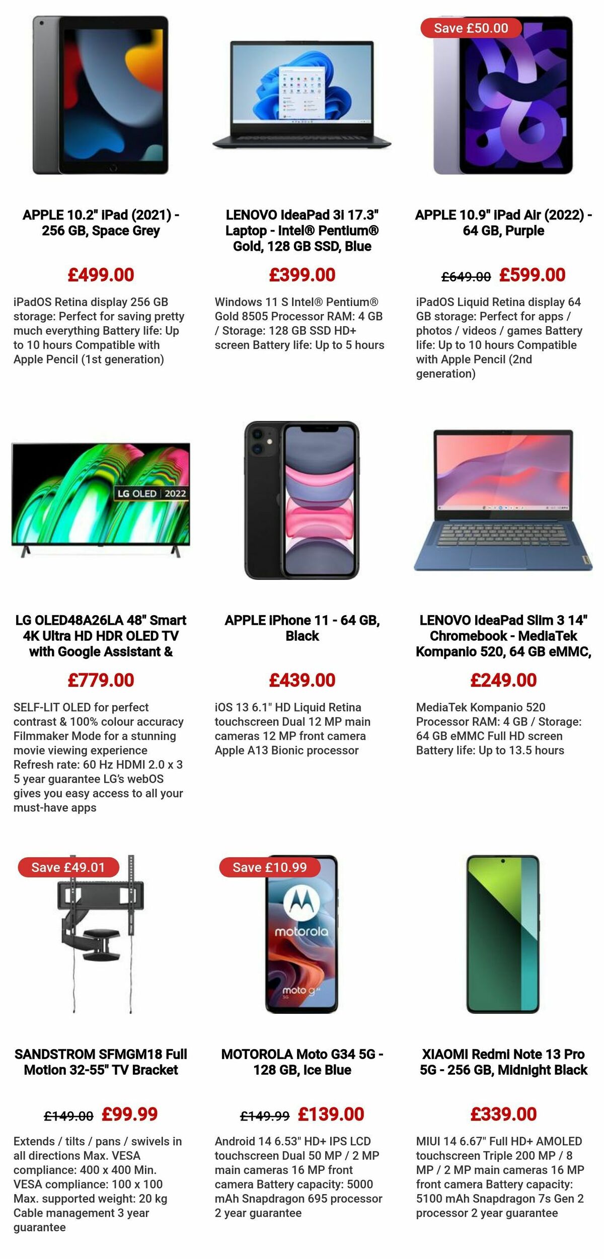 Currys Offers from 7 March