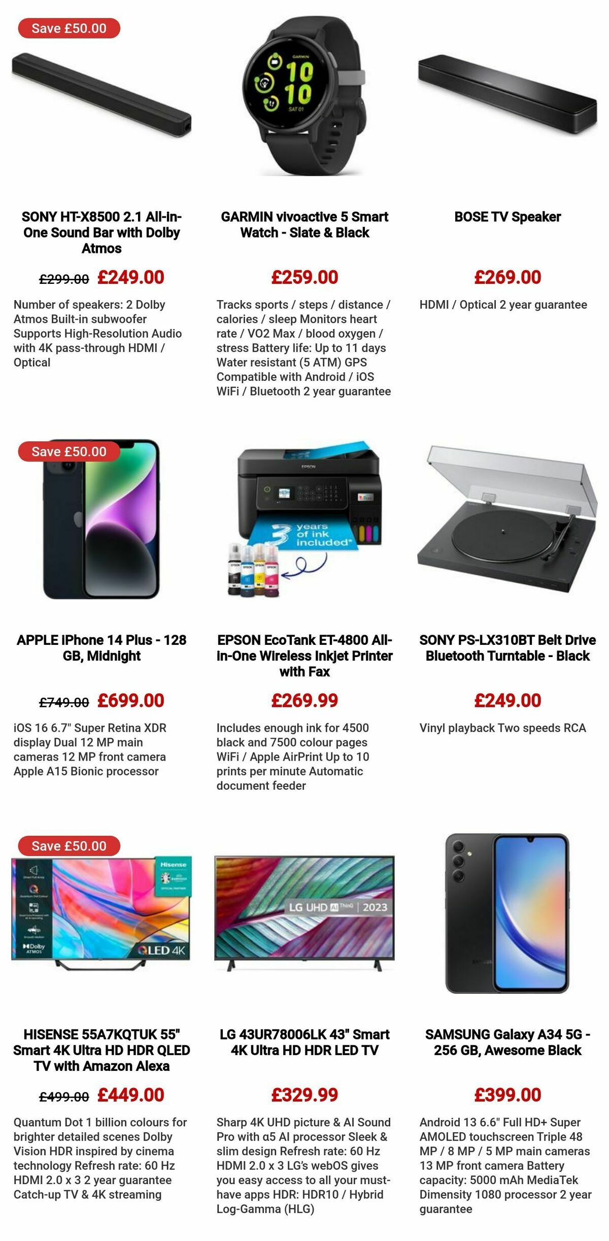 Currys Offers from 7 March