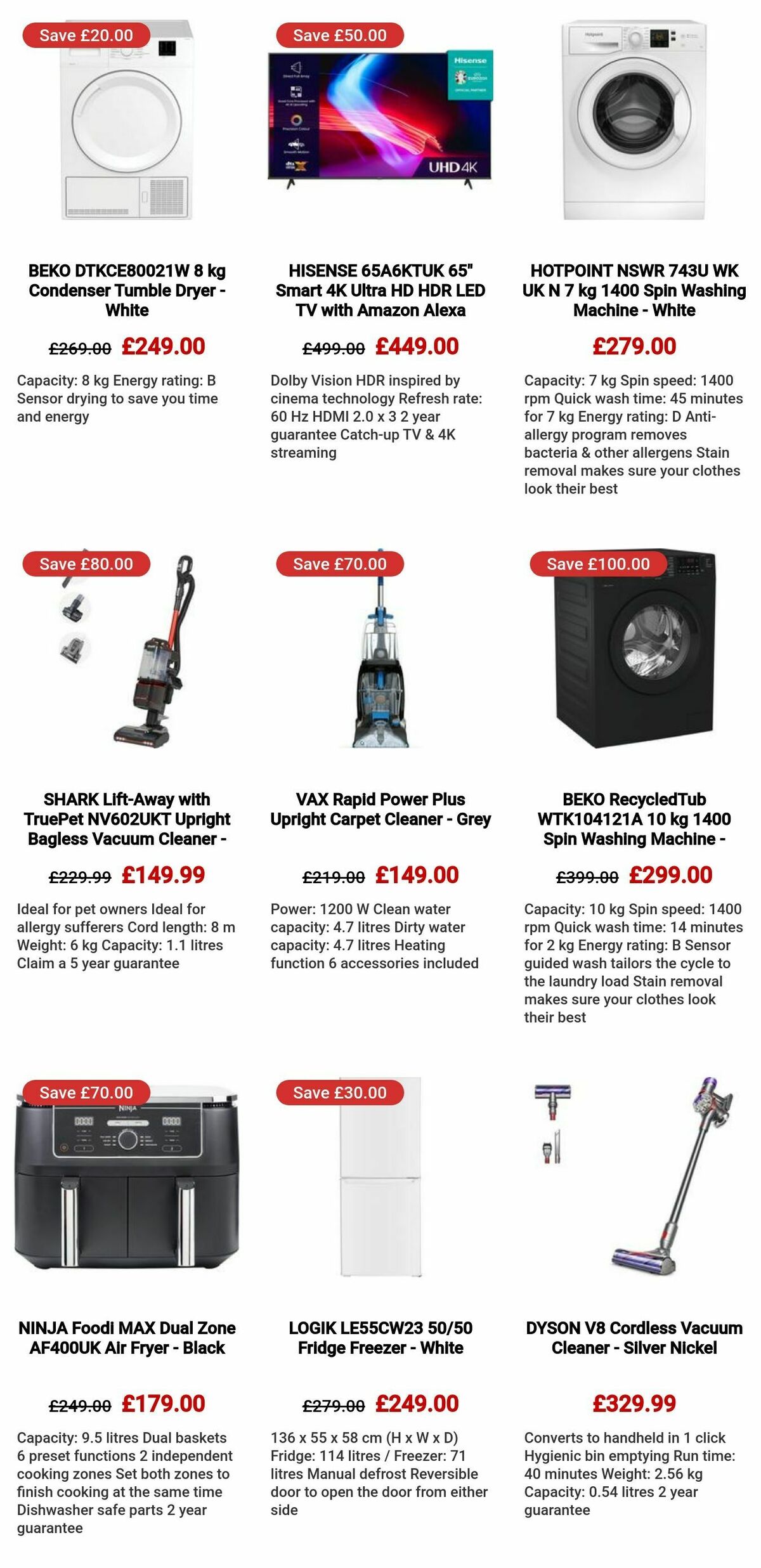 Currys Offers from 7 March