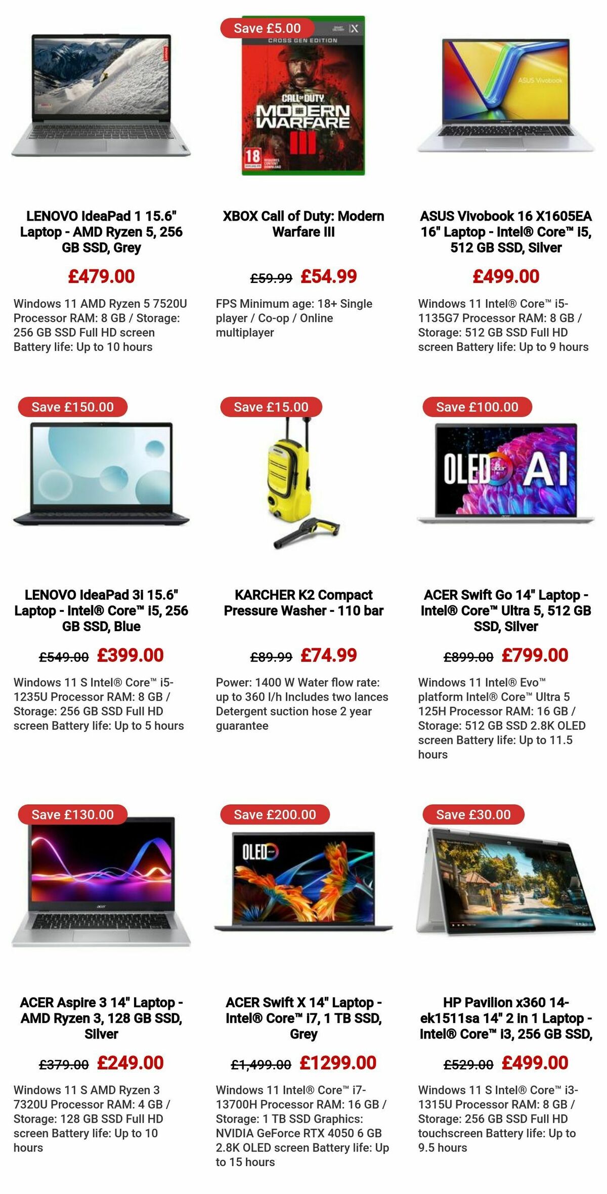 Currys Offers from 28 March