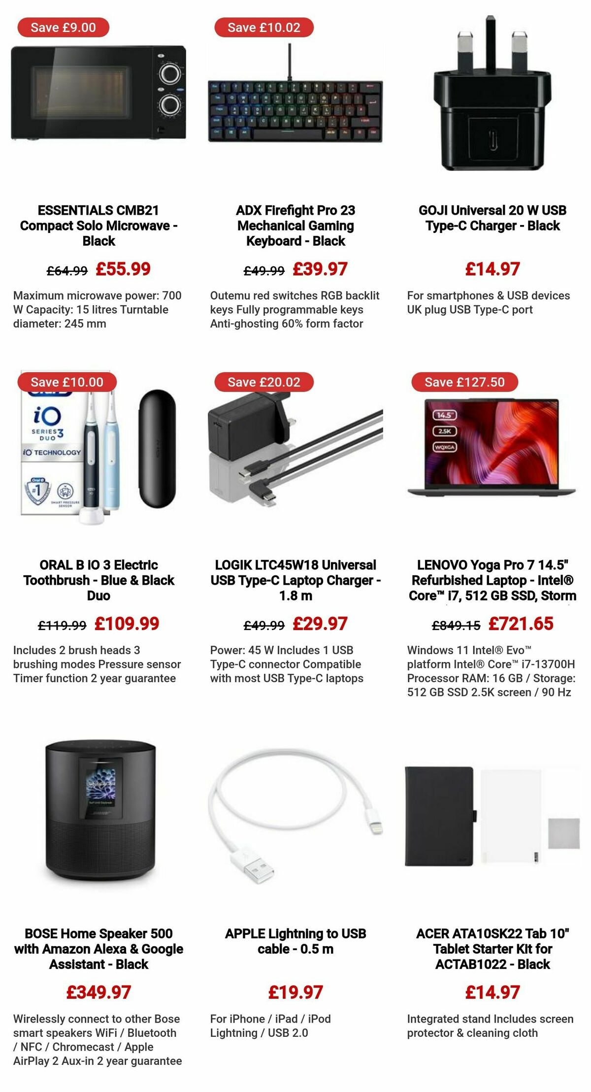 Currys Offers from 28 March