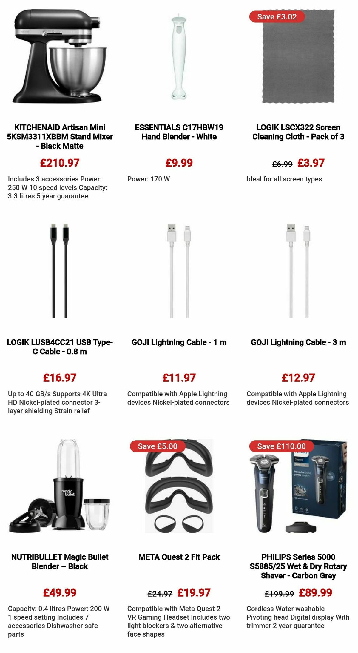 Currys Offers from 28 March