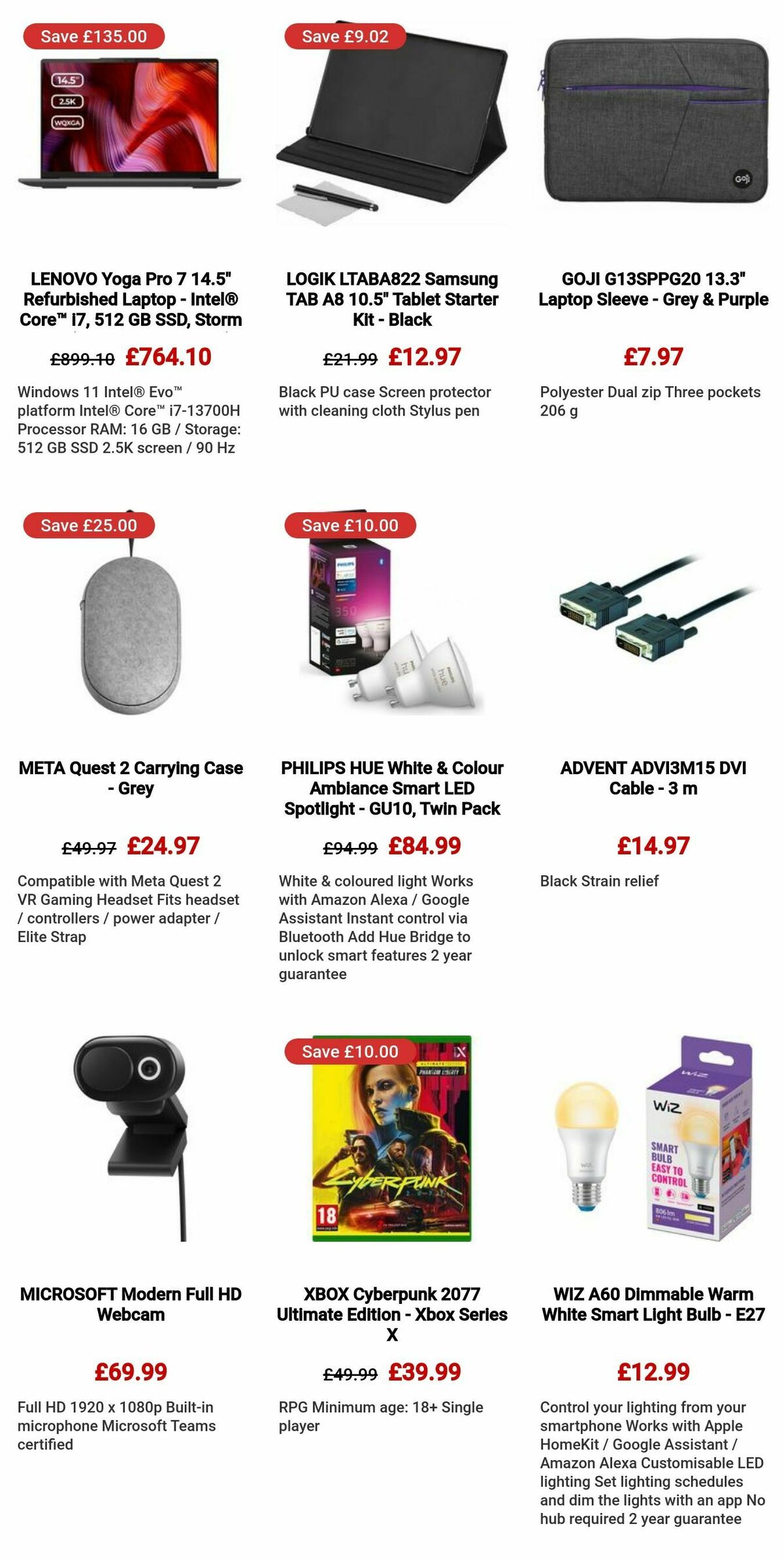 Currys Offers from 28 March