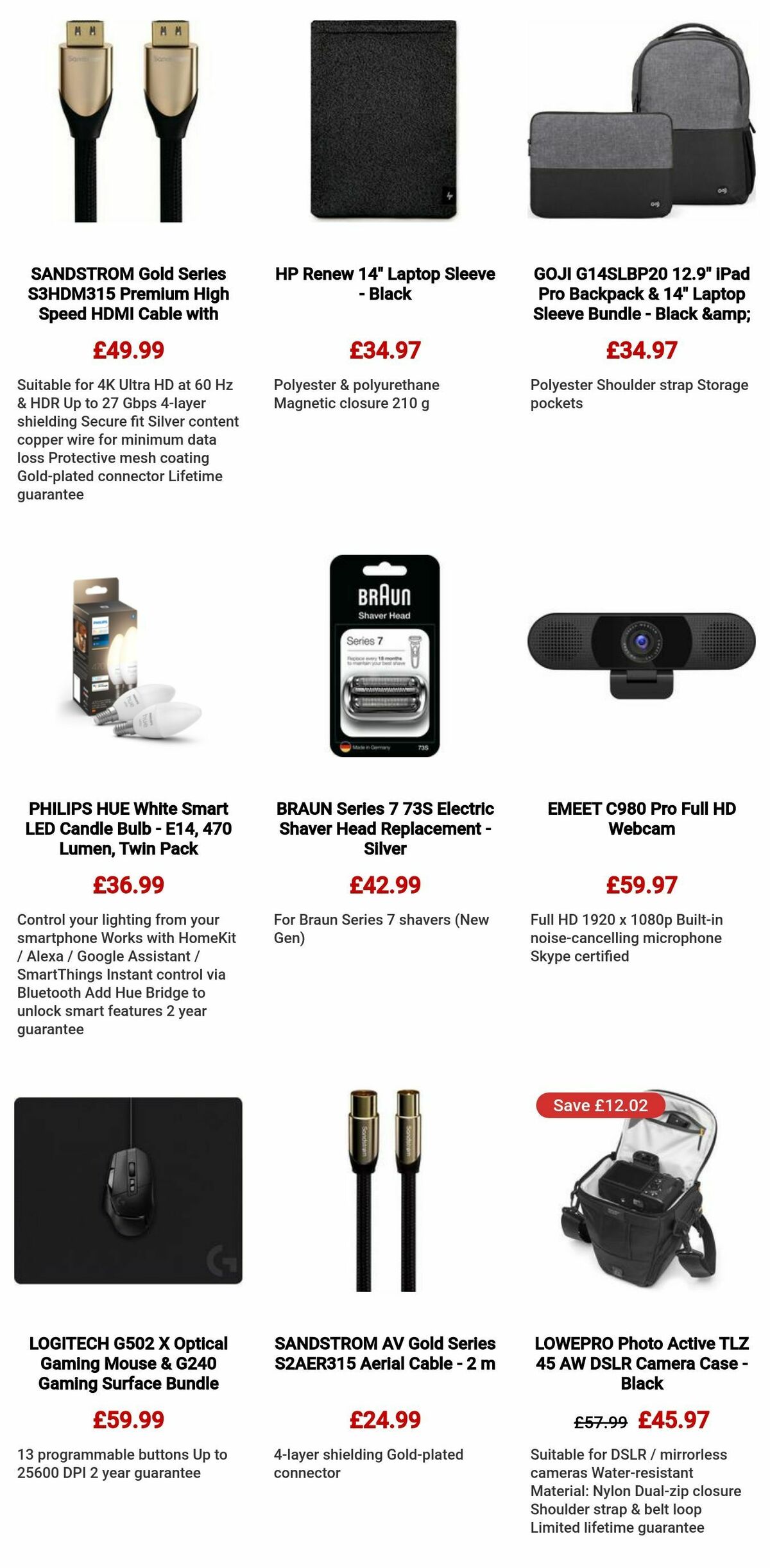 Currys Offers from 28 March