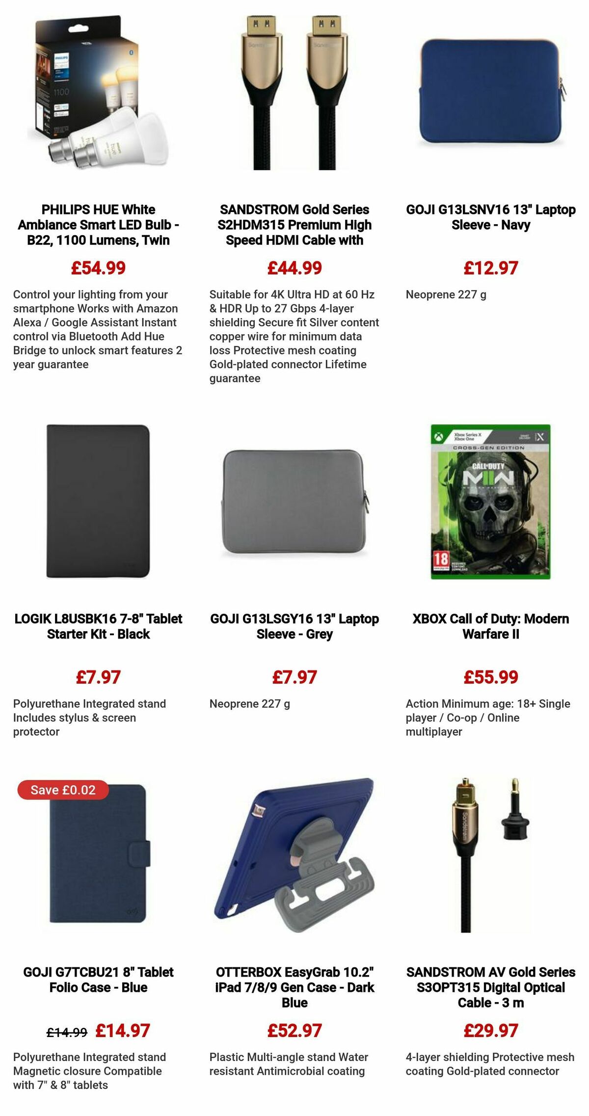 Currys Offers from 28 March