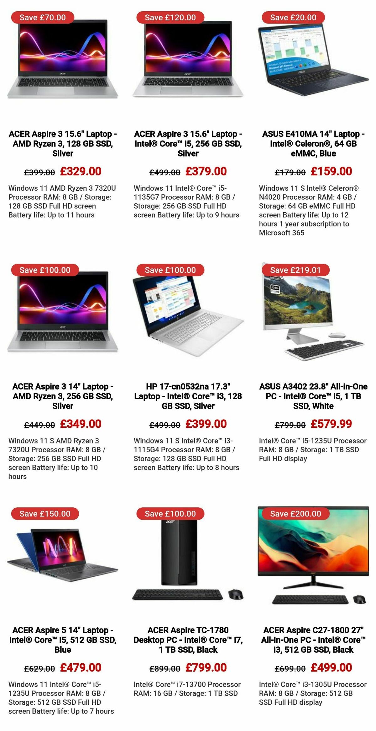 Currys Offers from 28 March