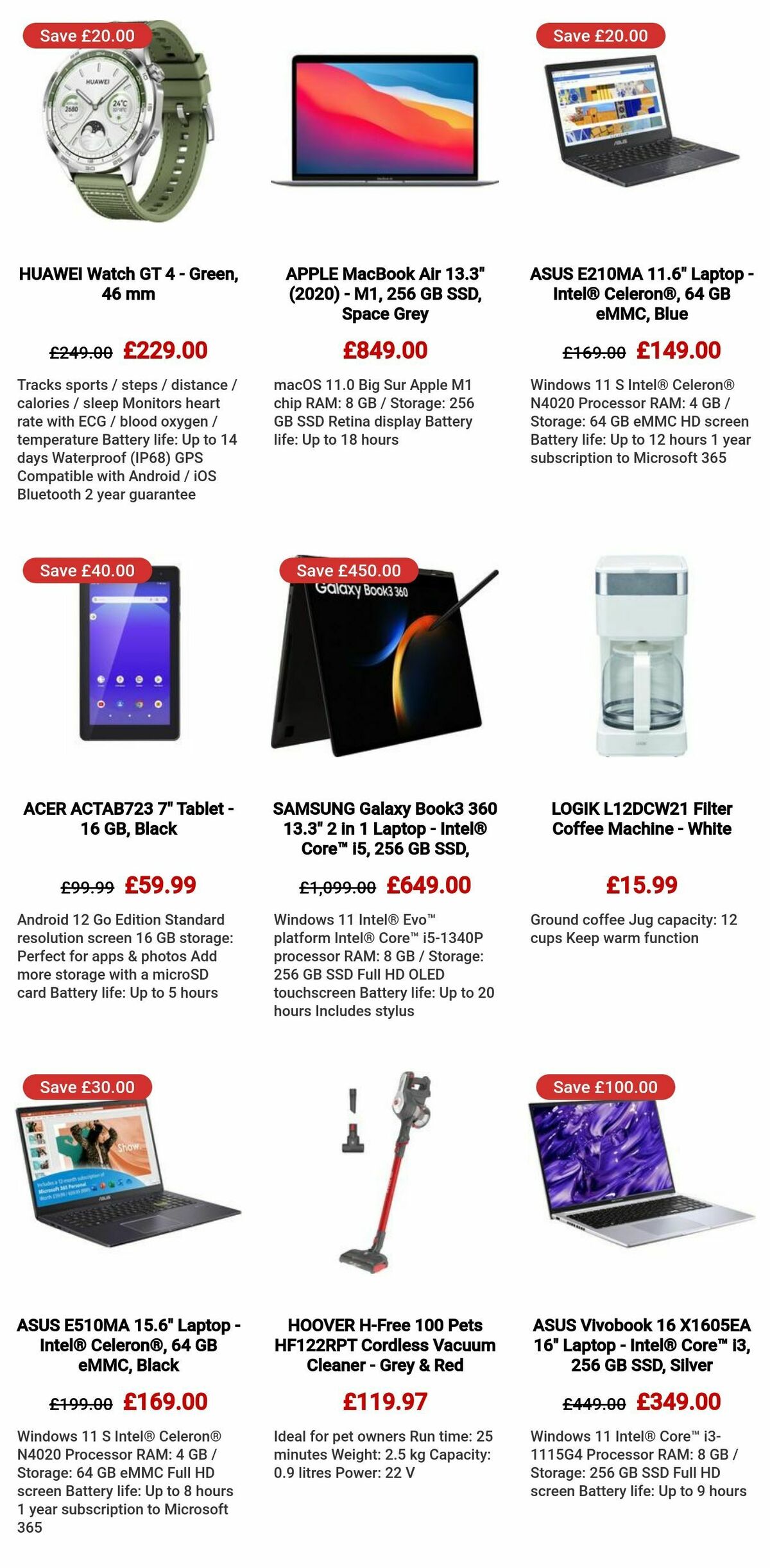 Currys Offers from 28 March