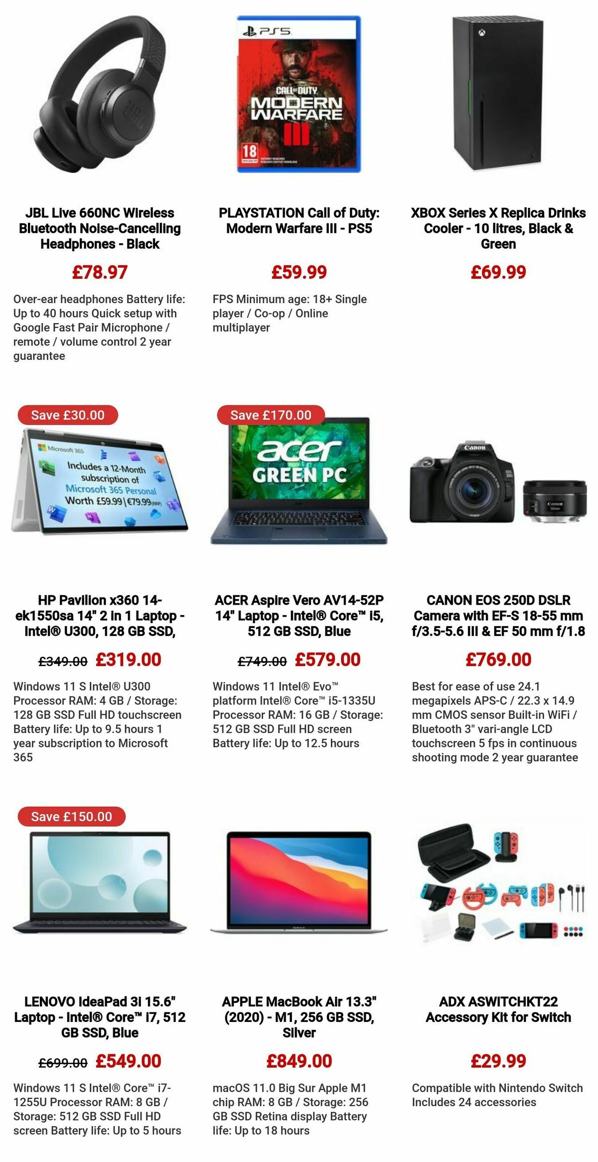 Currys Offers from 28 March