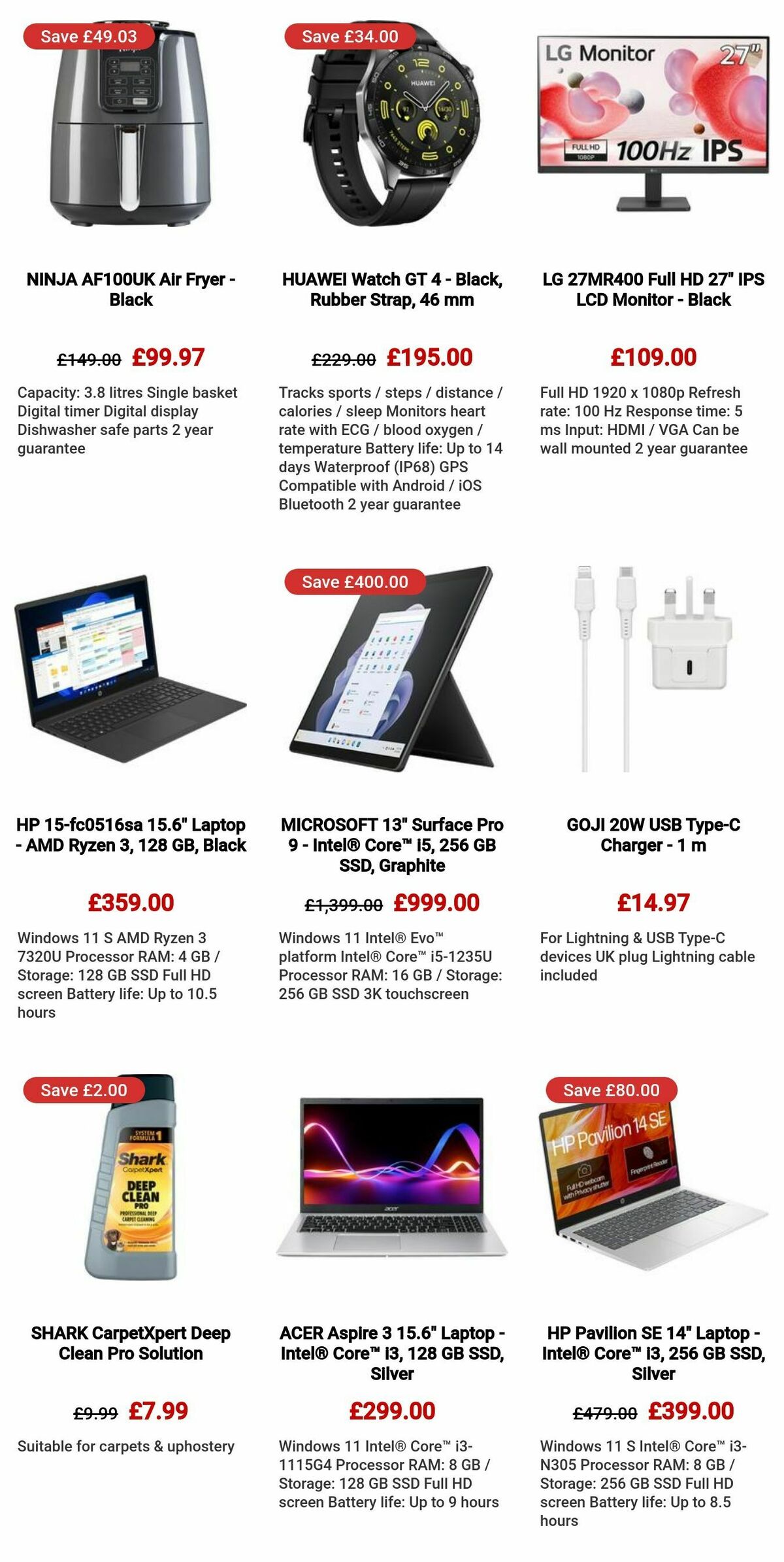 Currys Offers from 28 March