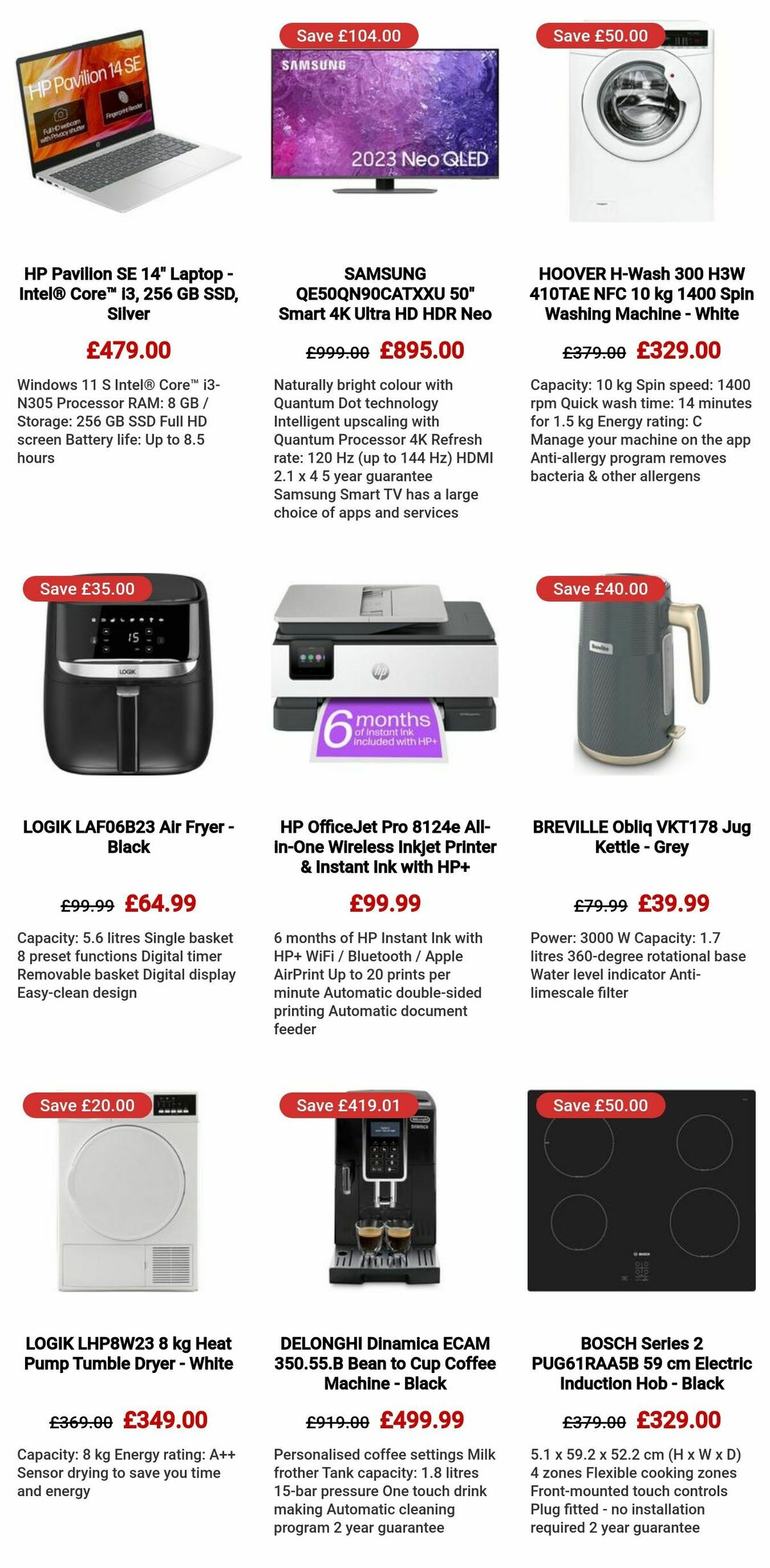 Currys Offers from 25 April