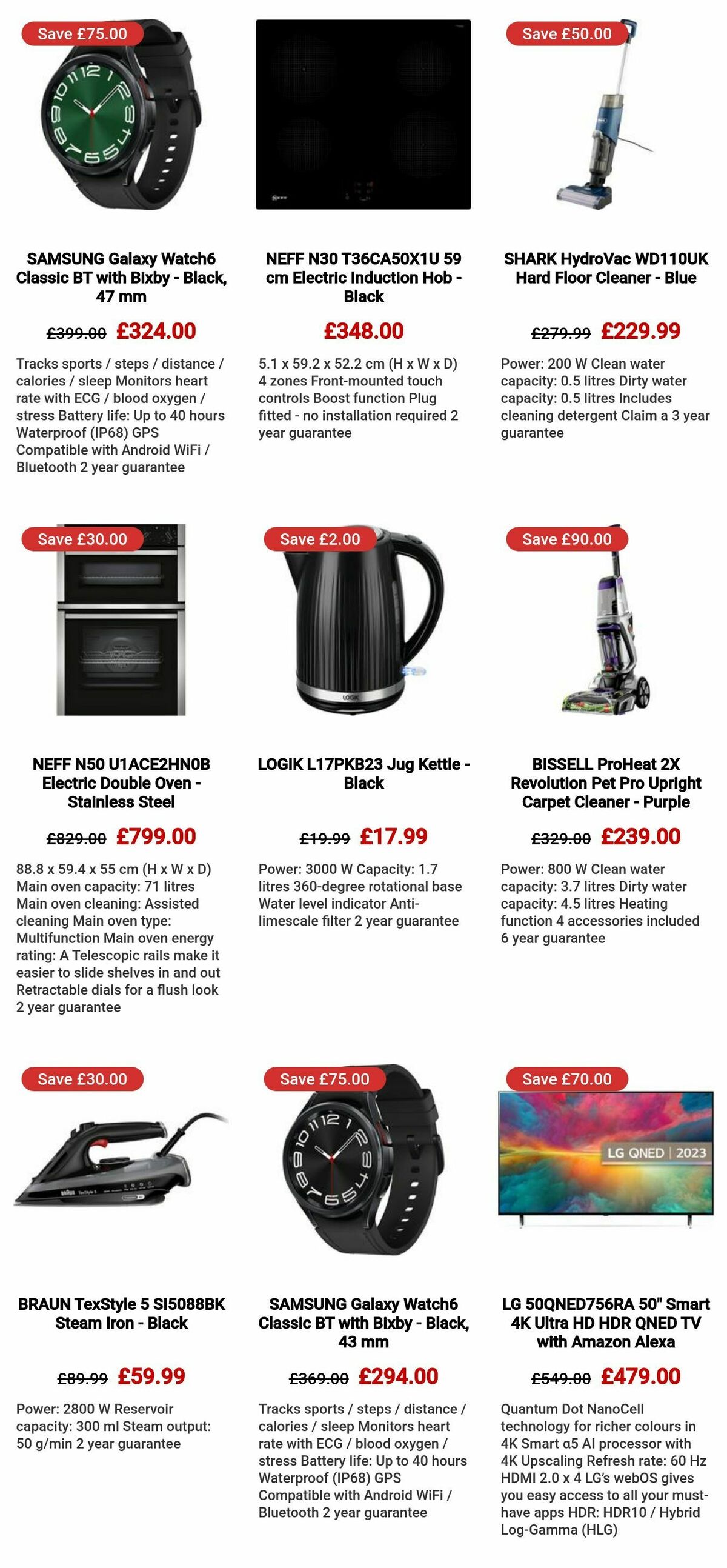 Currys Offers from 25 April