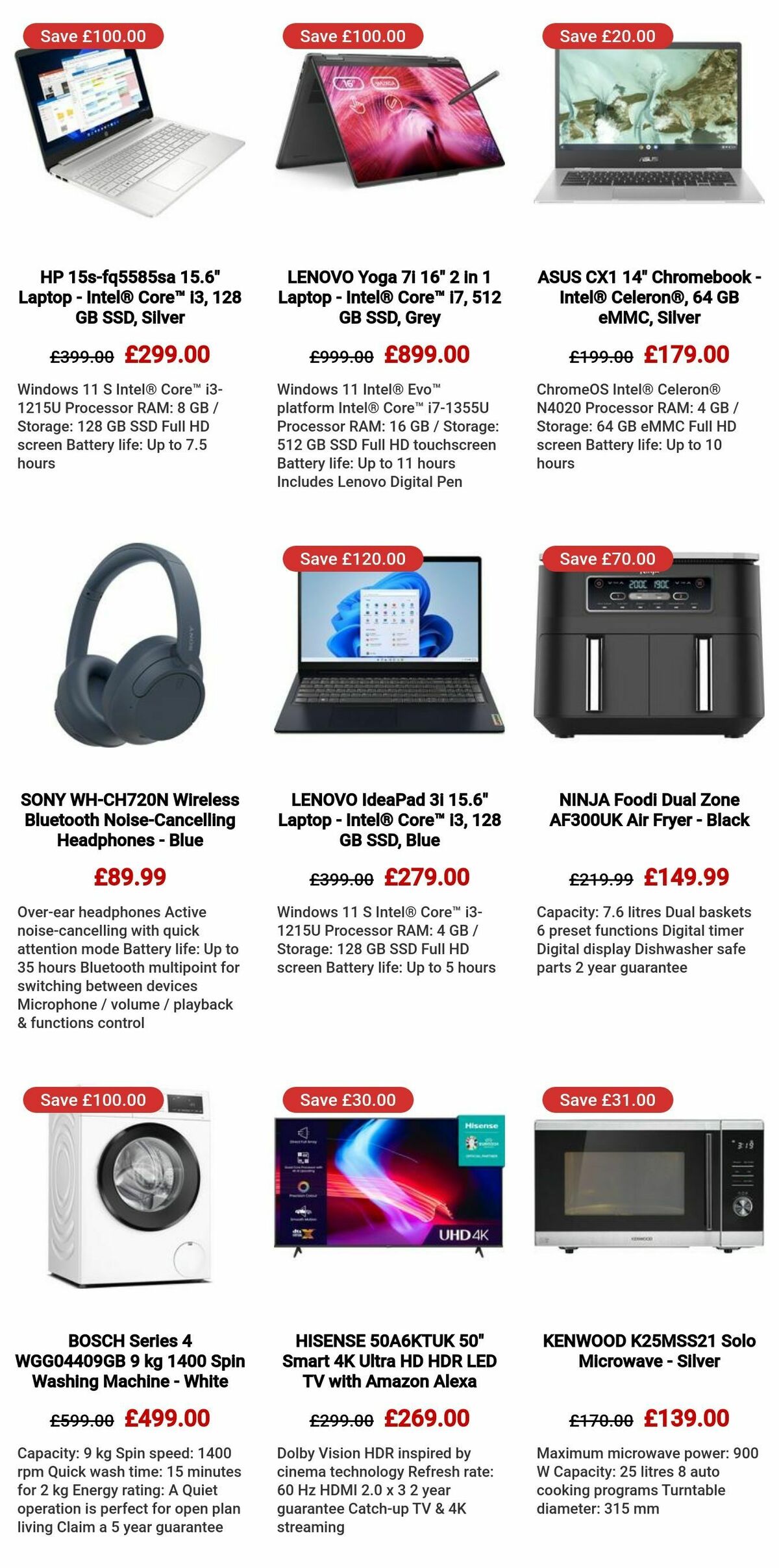 Currys Offers from 25 April