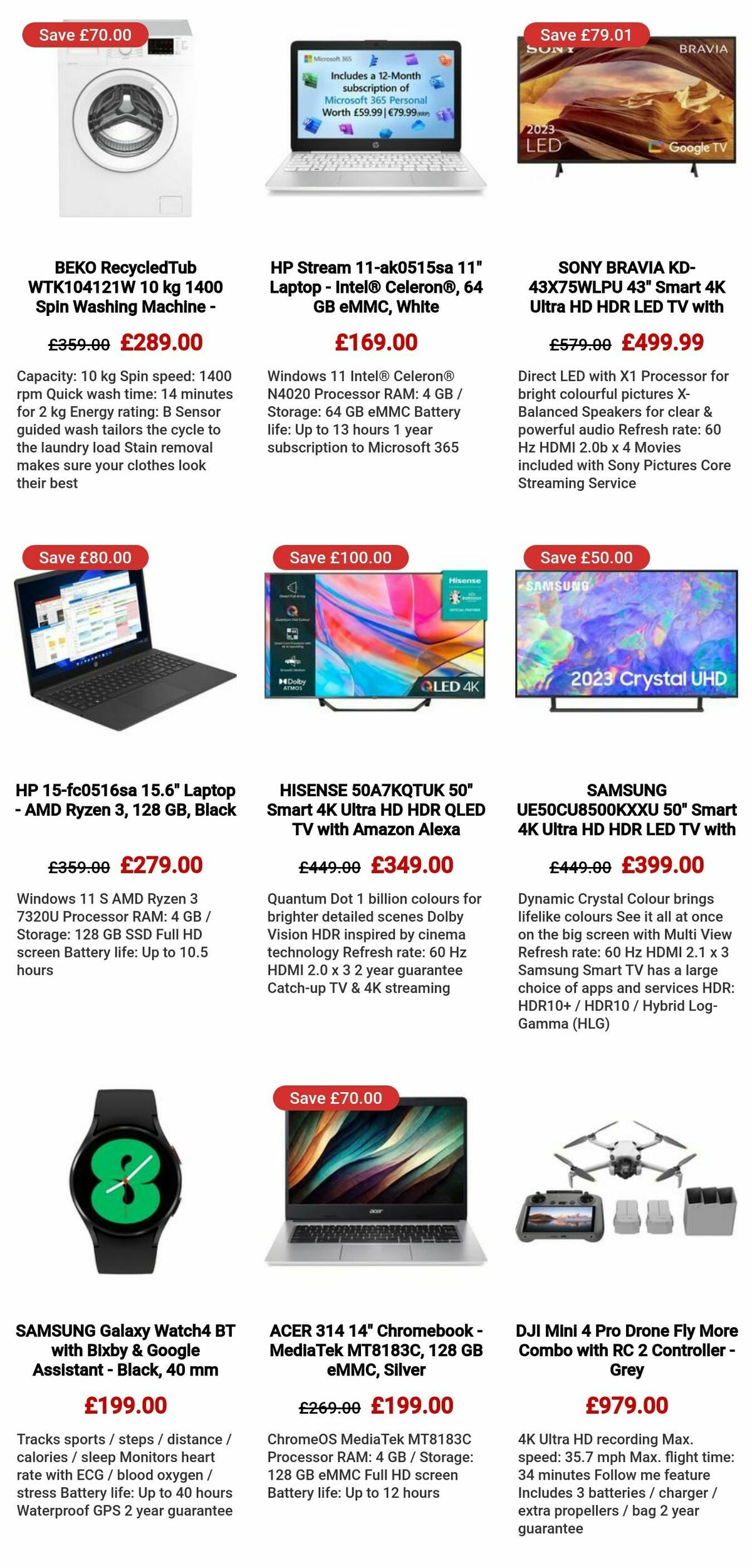 Currys Offers from 9 May