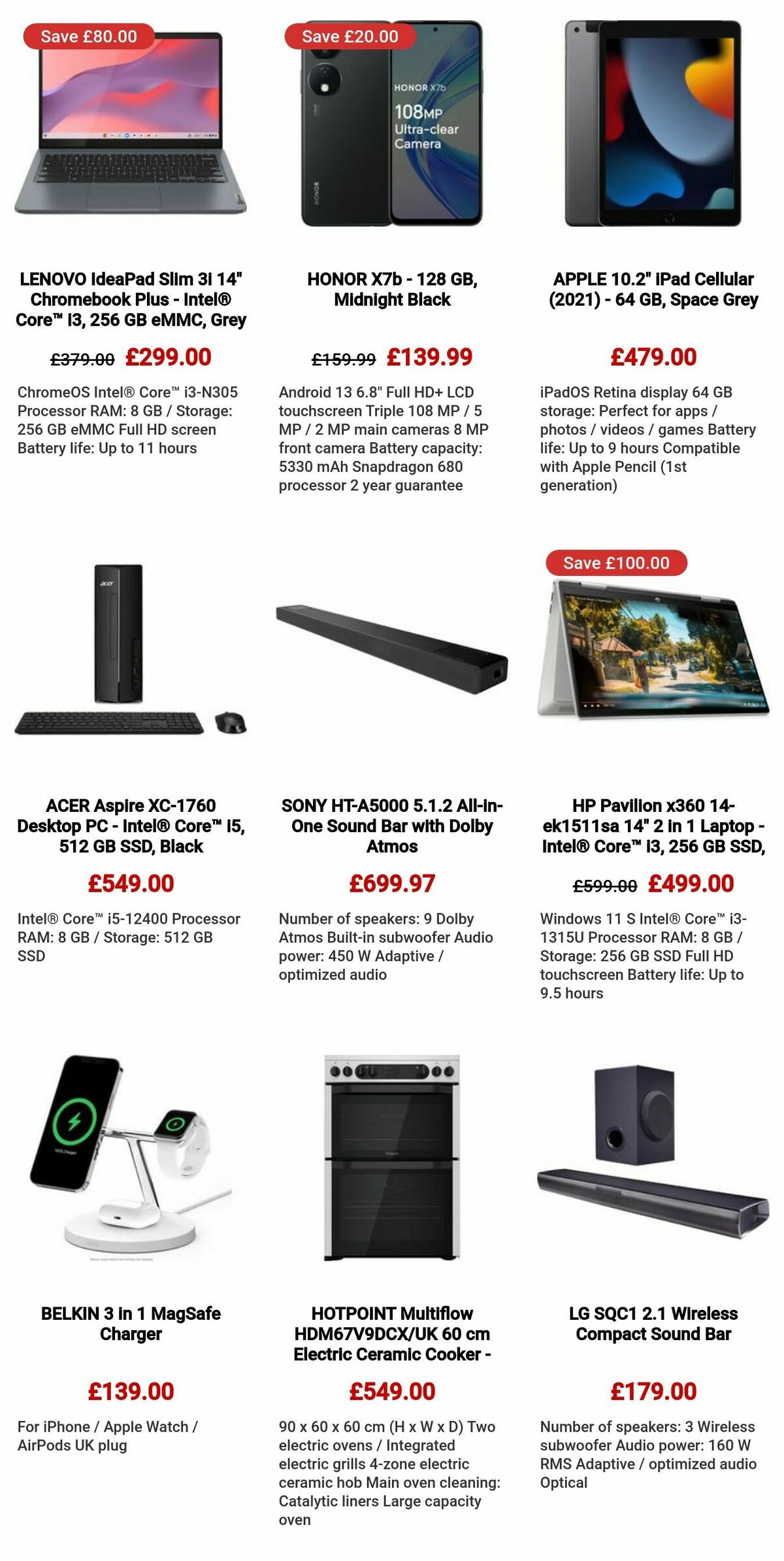 Currys Offers from 9 May