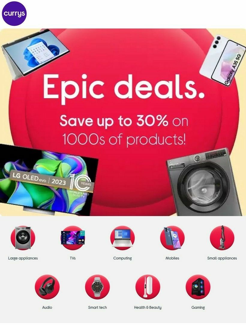 Currys Offers from 23 May