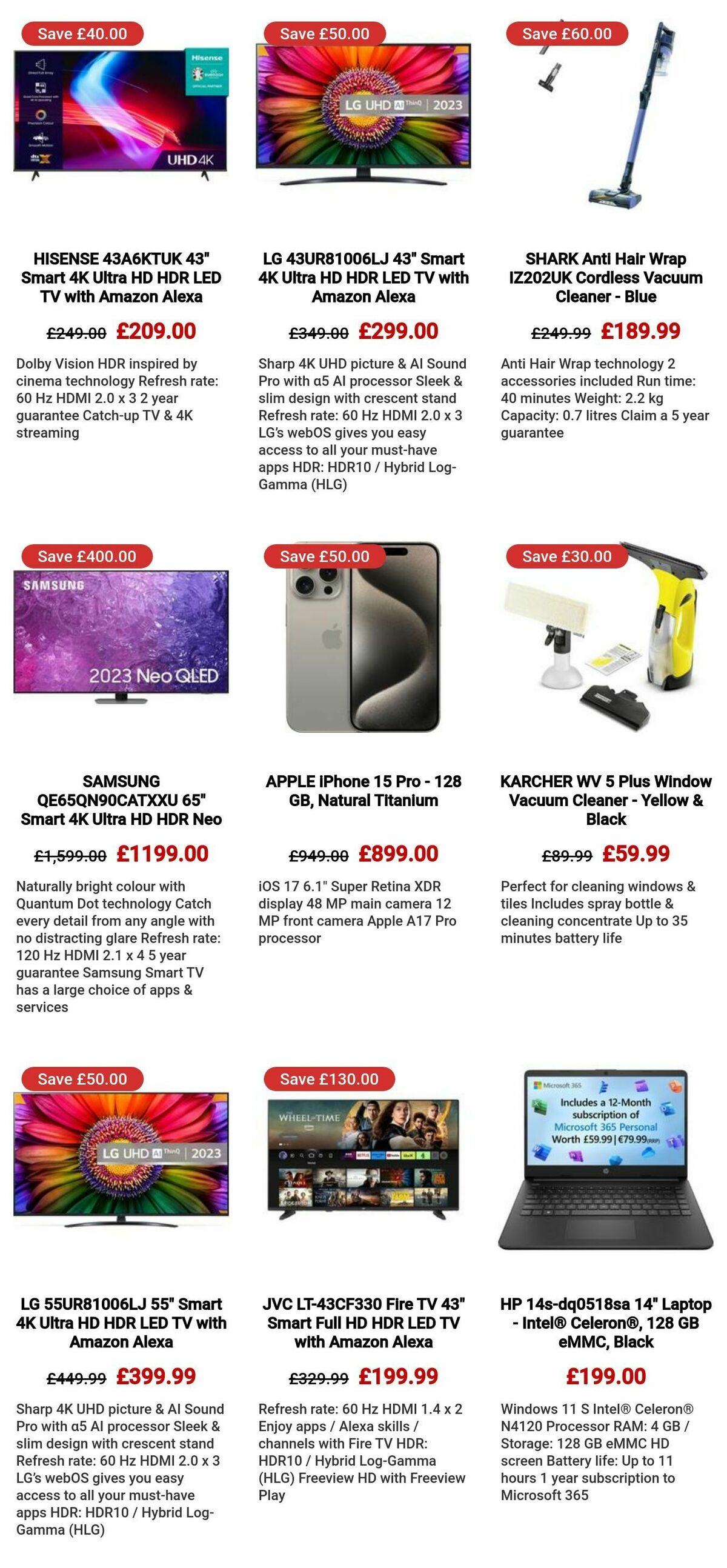 Currys Offers from 23 May