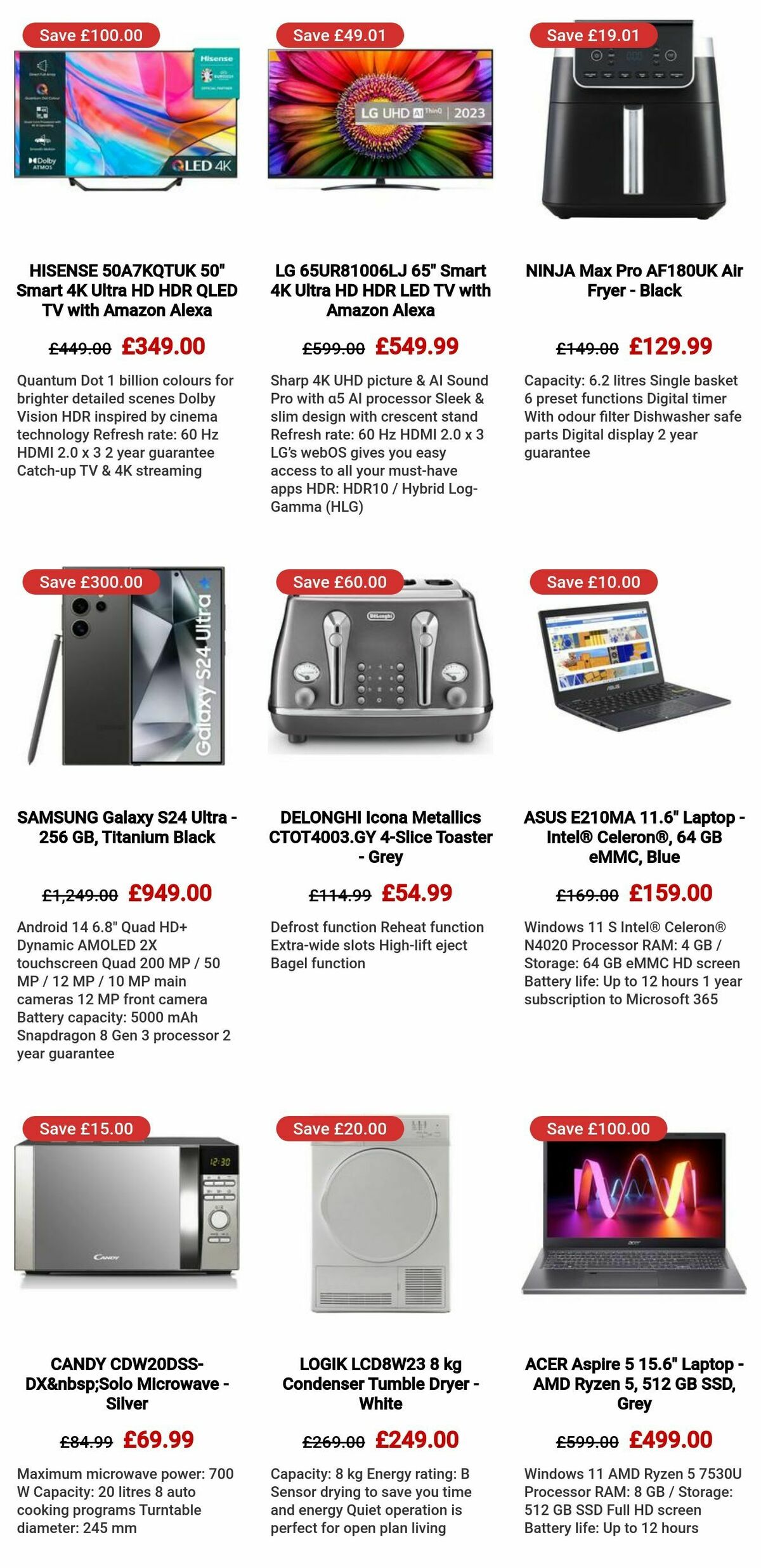 Currys Offers from 23 May