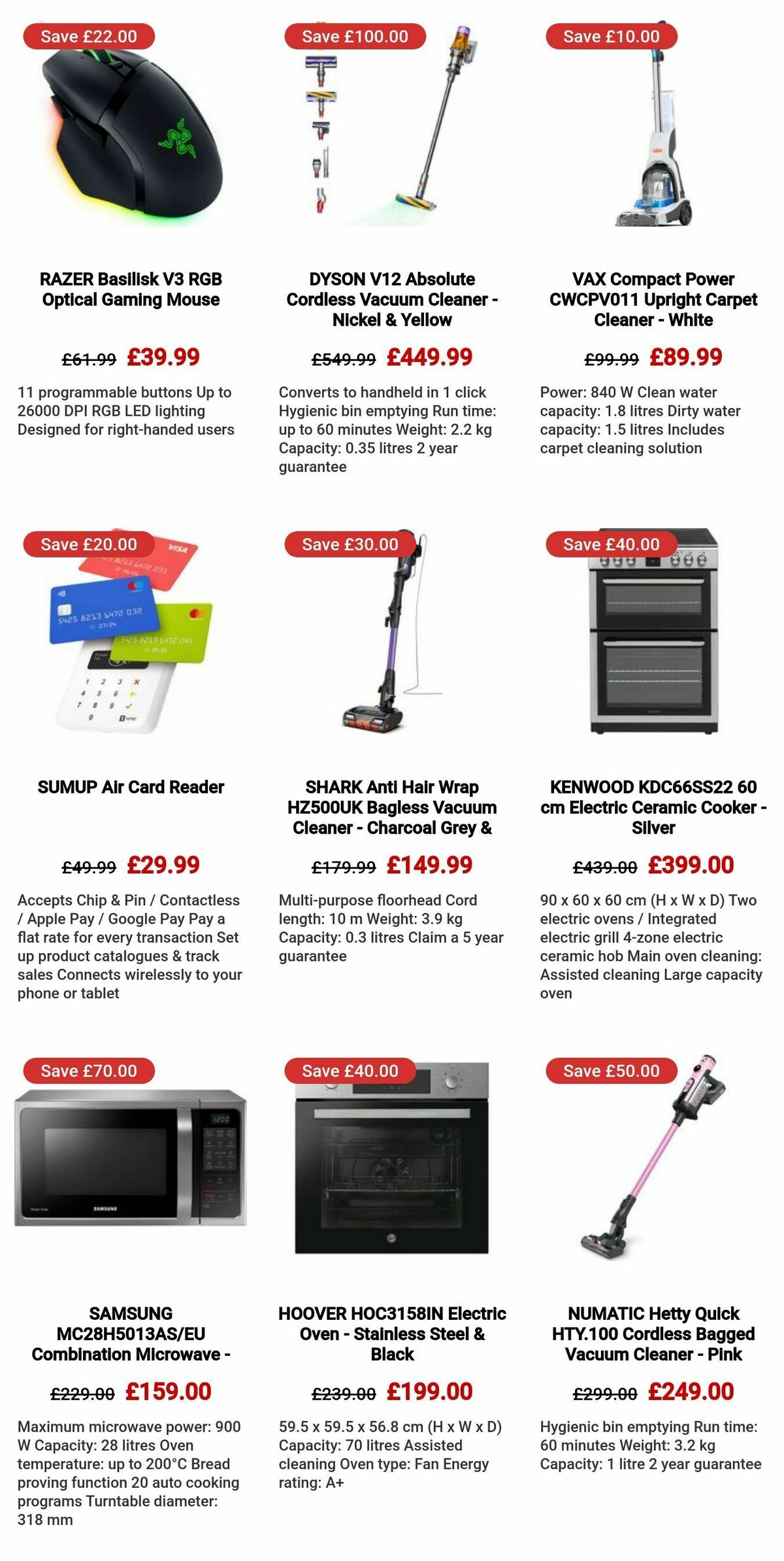 Currys Offers from 23 May