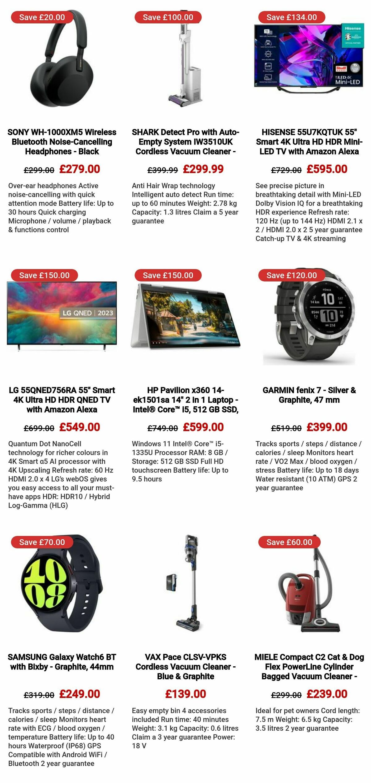 Currys Offers from 23 May