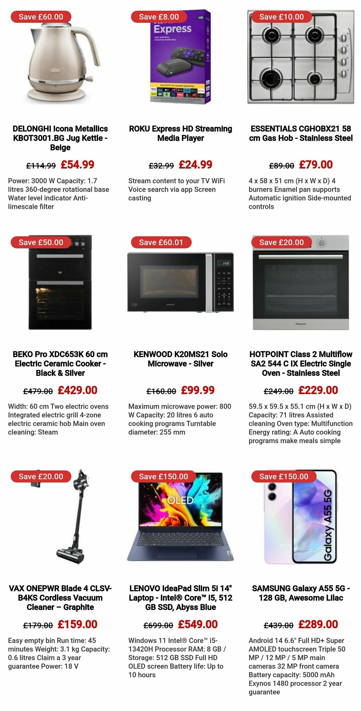 Currys Offers from 23 May