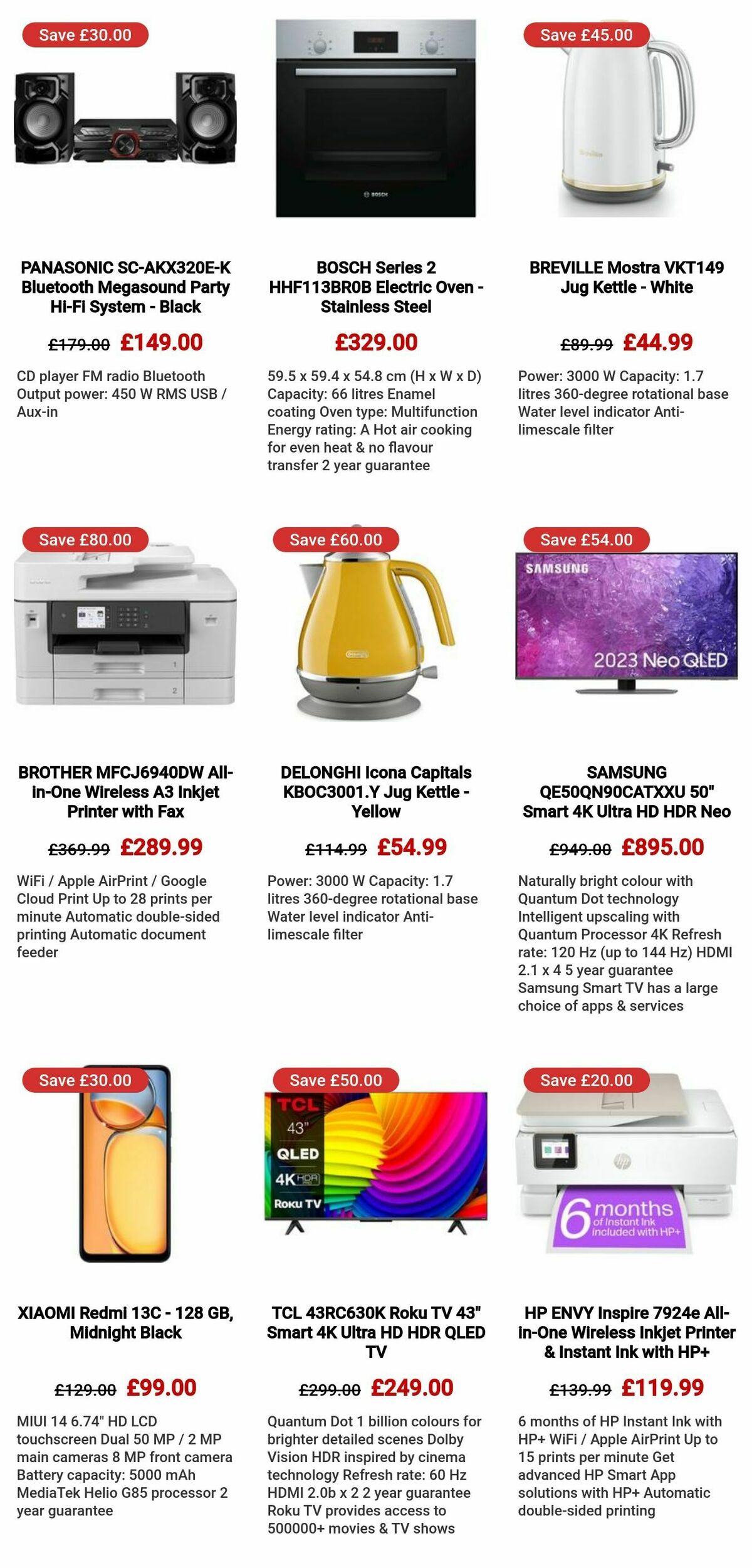 Currys Offers from 23 May