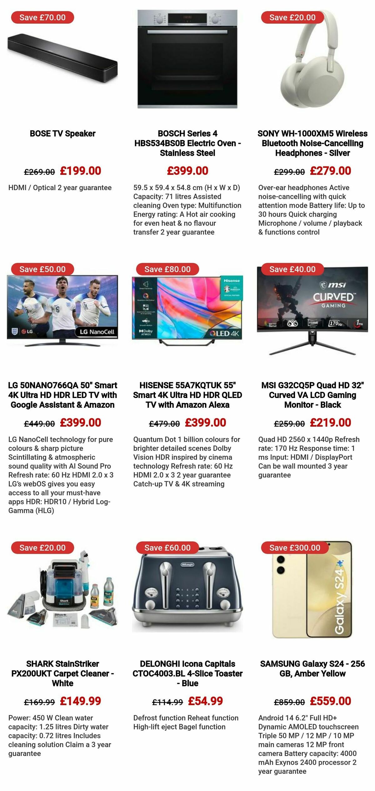 Currys Offers from 23 May