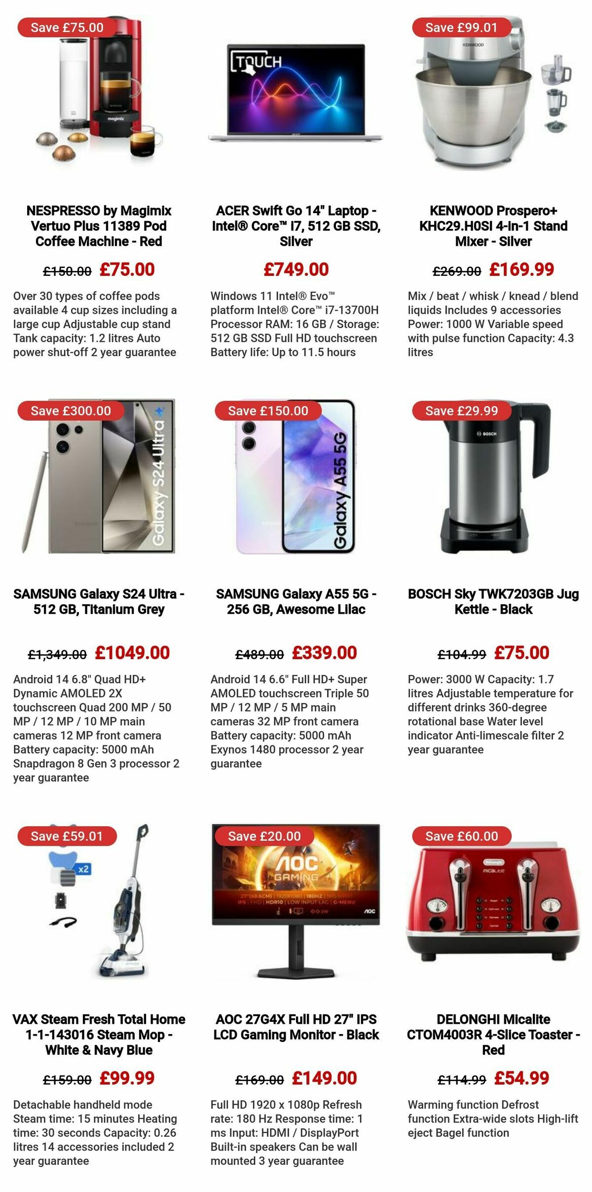 Currys Offers from 23 May