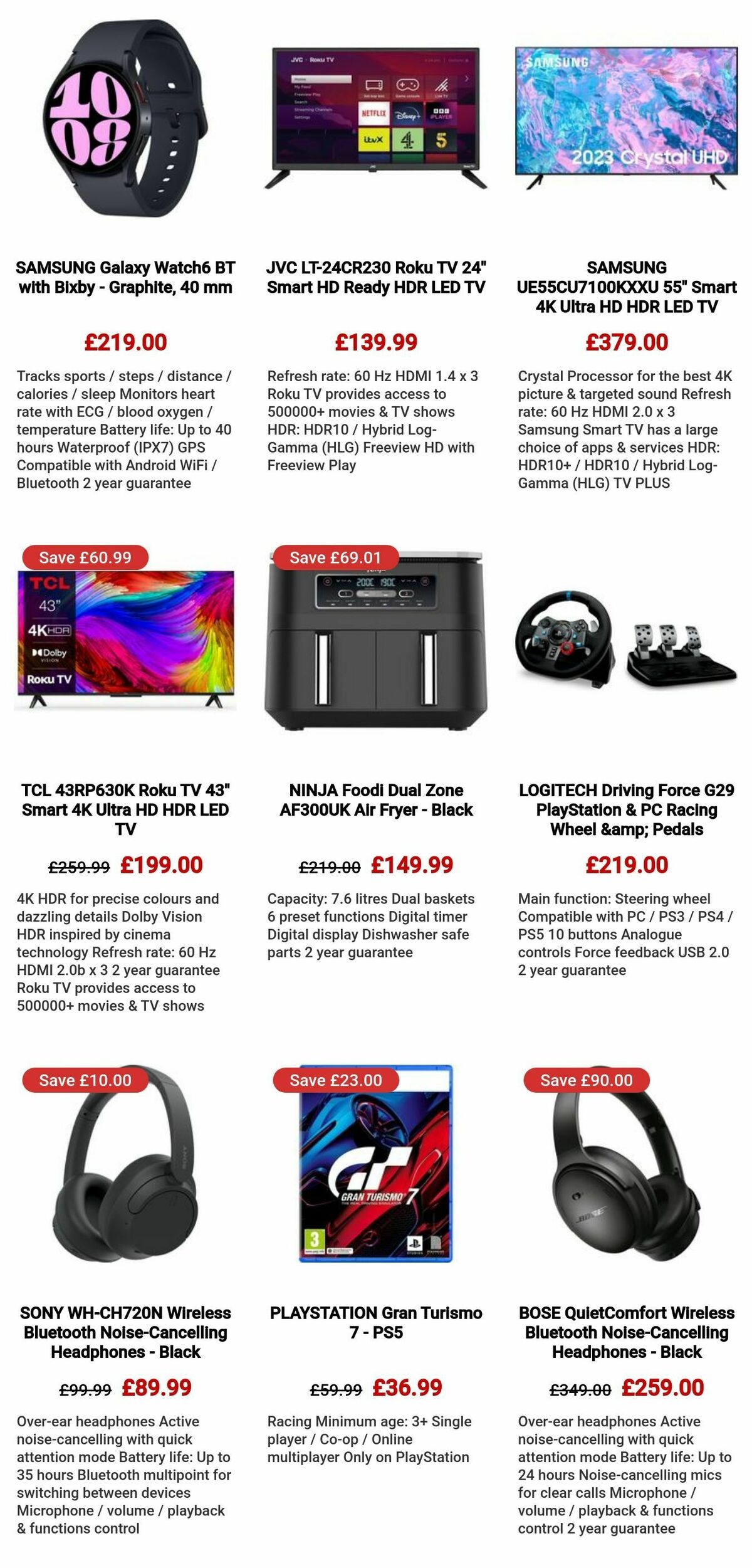 Currys Offers from 6 June