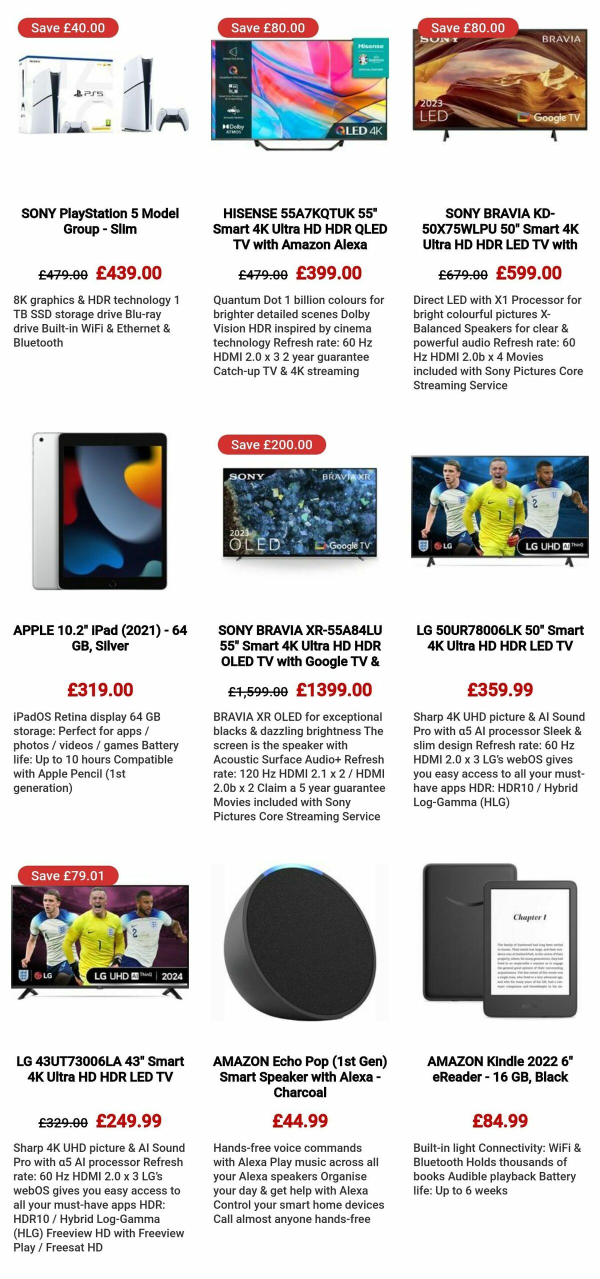 Currys Offers from 6 June