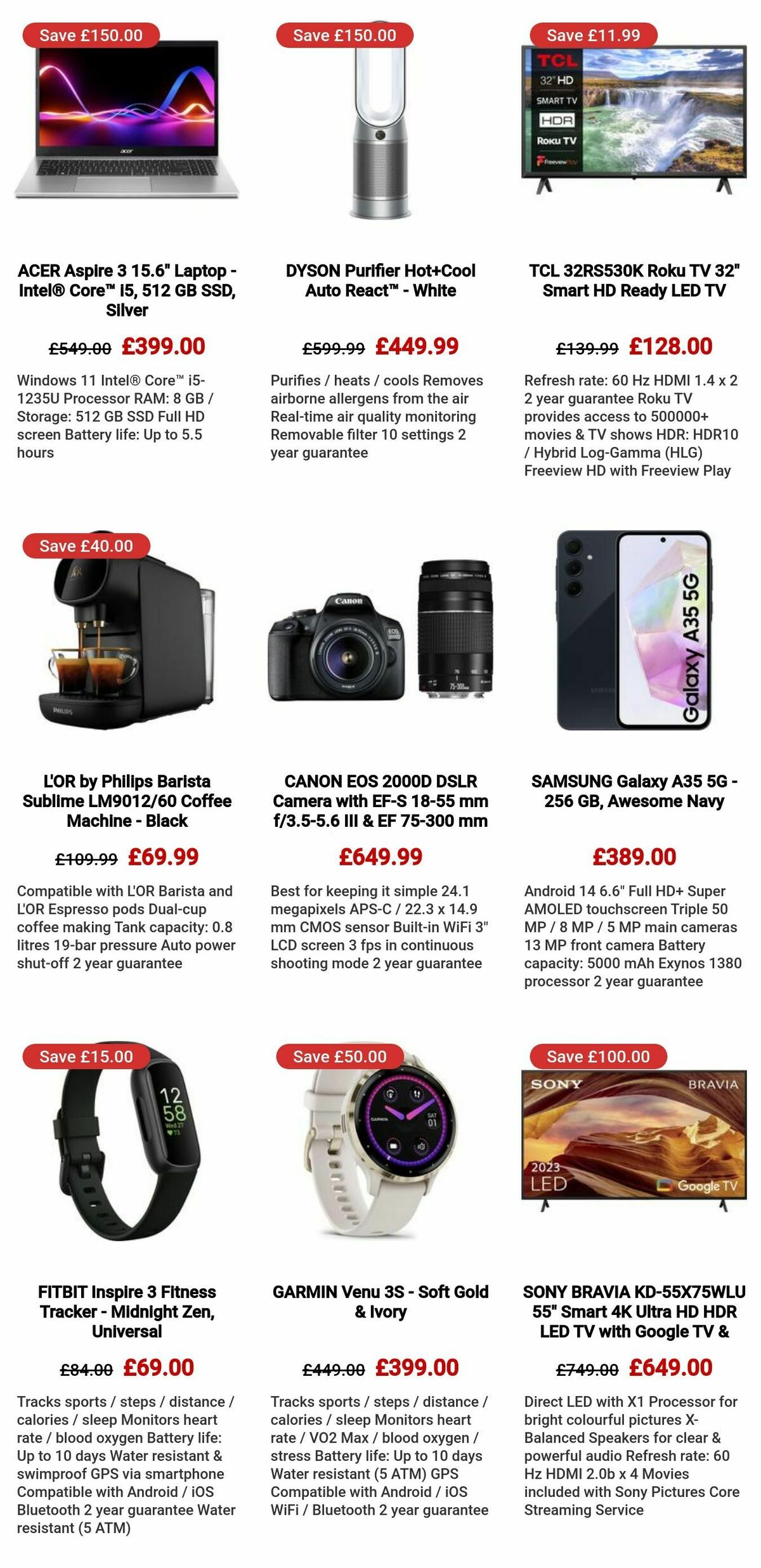 Currys Offers from 6 June