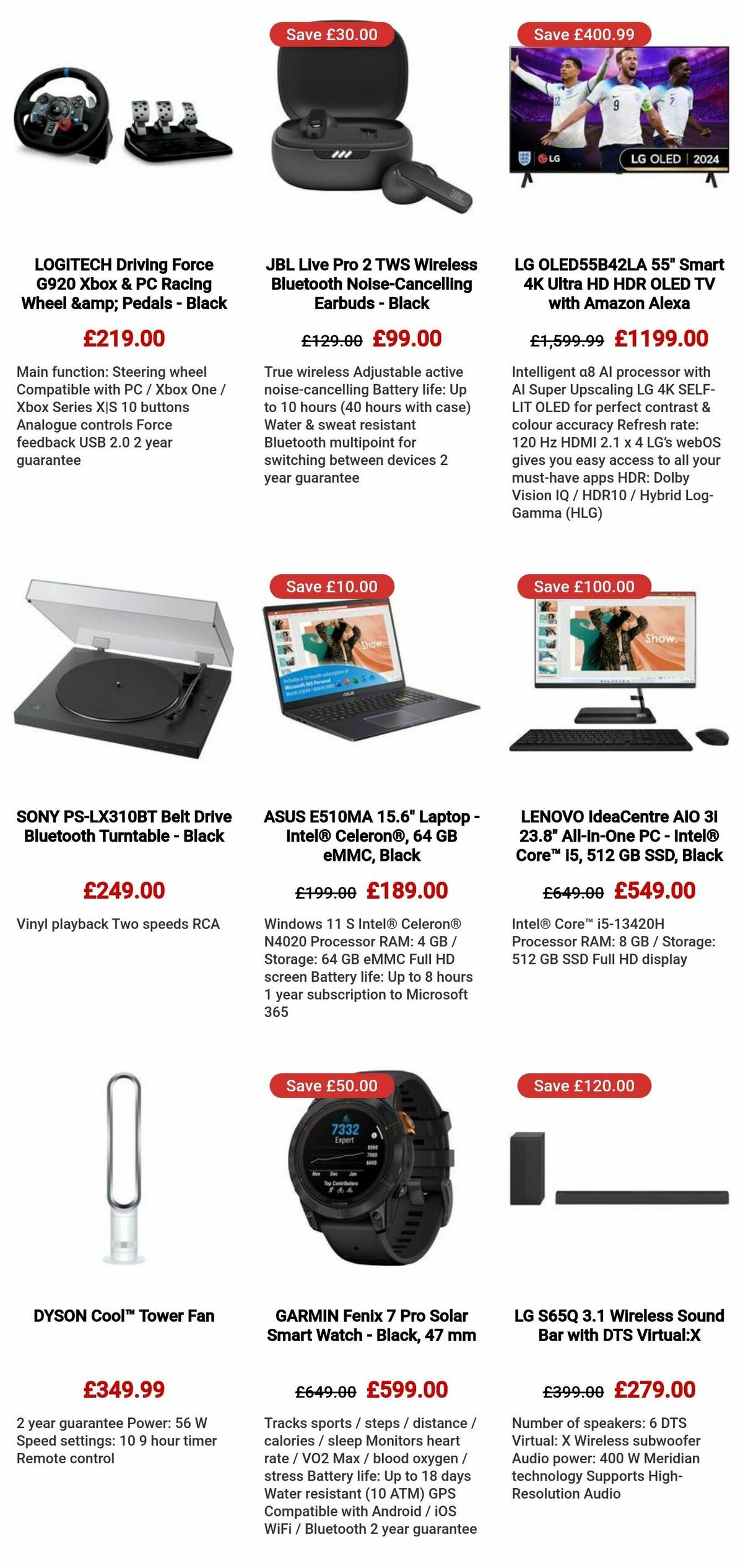 Currys Offers from 6 June